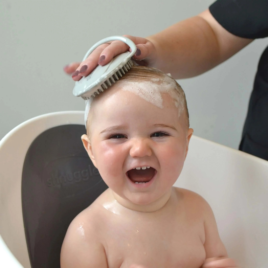 Baby Bath Brush - Taupe
