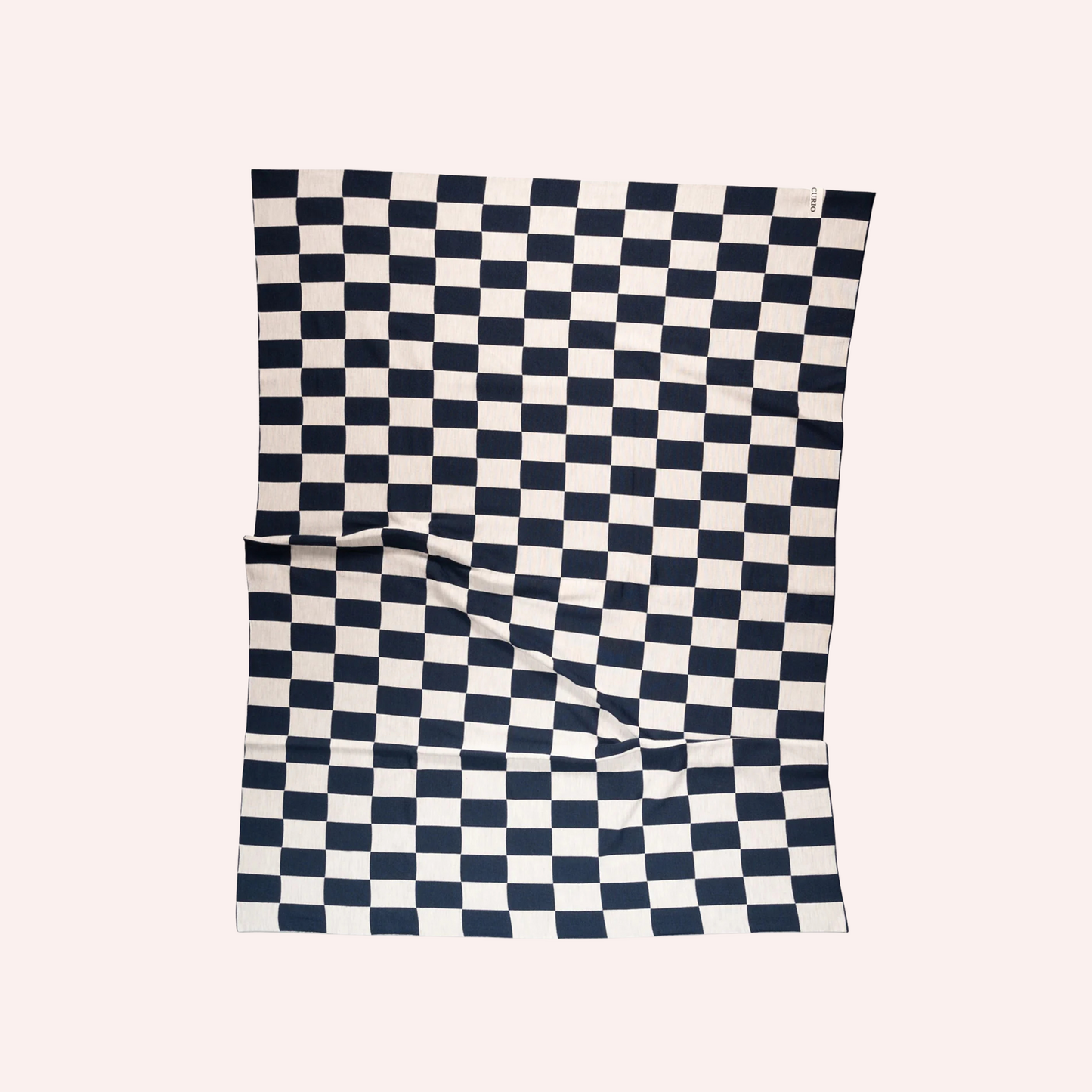 Baby Blanket - Navy Sailor Check