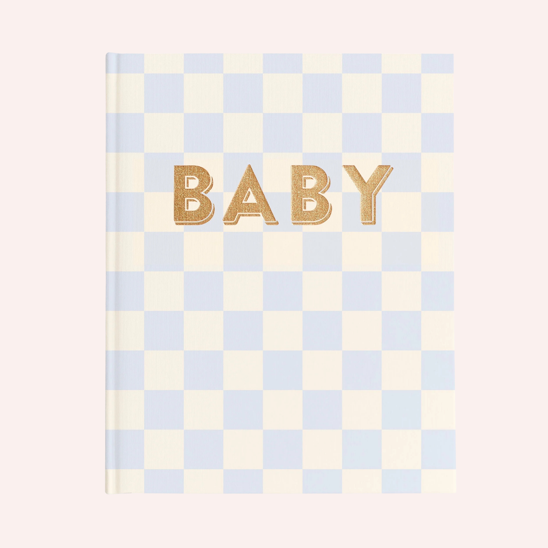 Baby Book - Blue Check