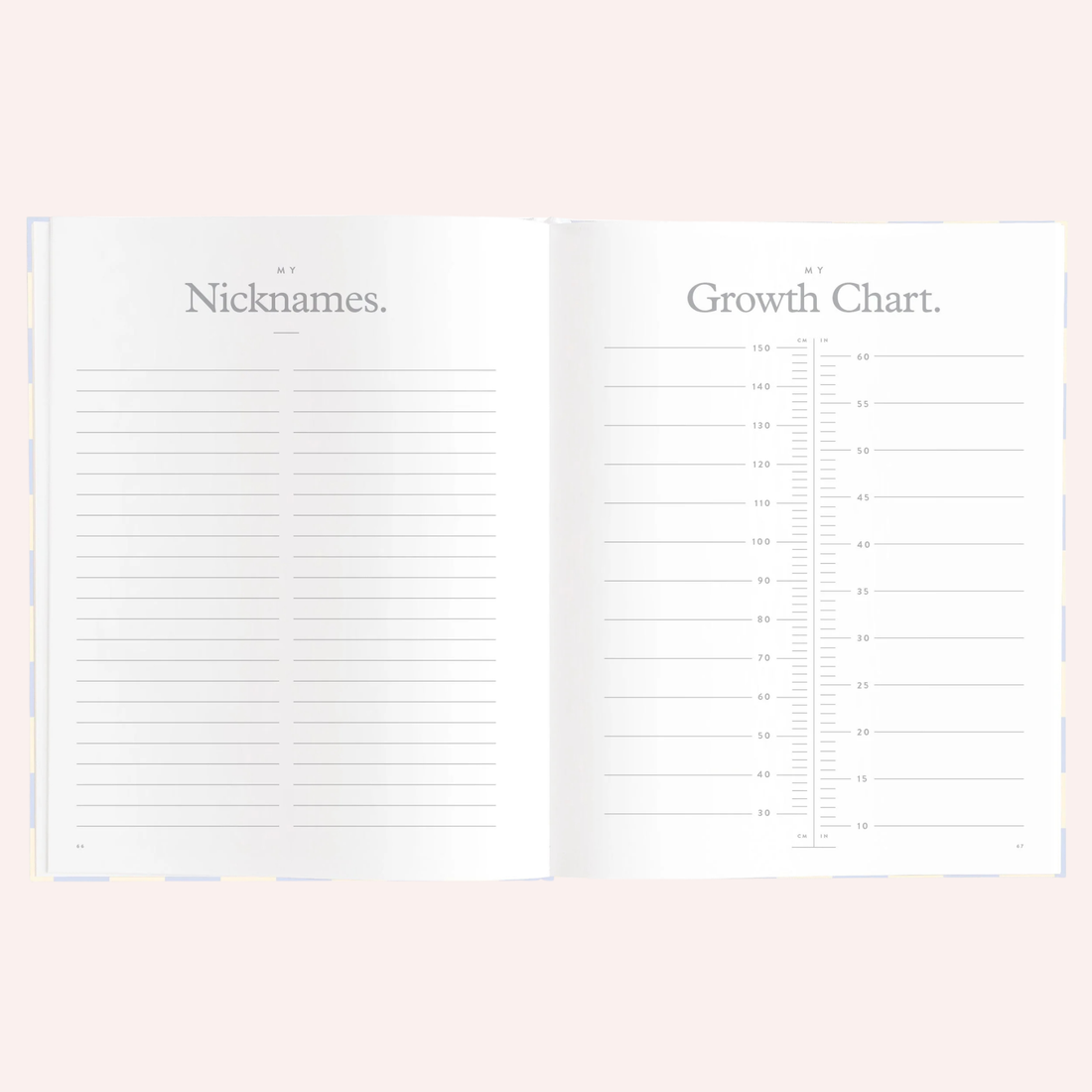 Baby Book - Blue Check