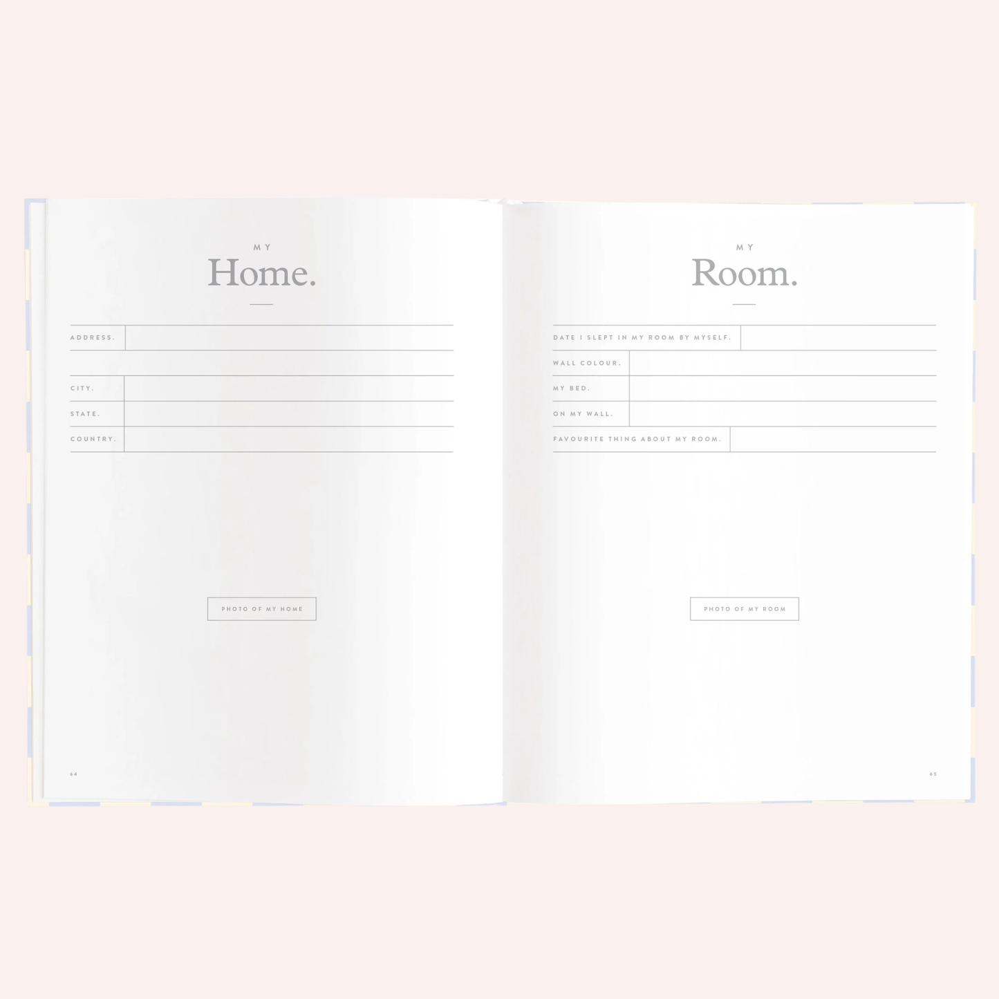Baby Book - Blue Check