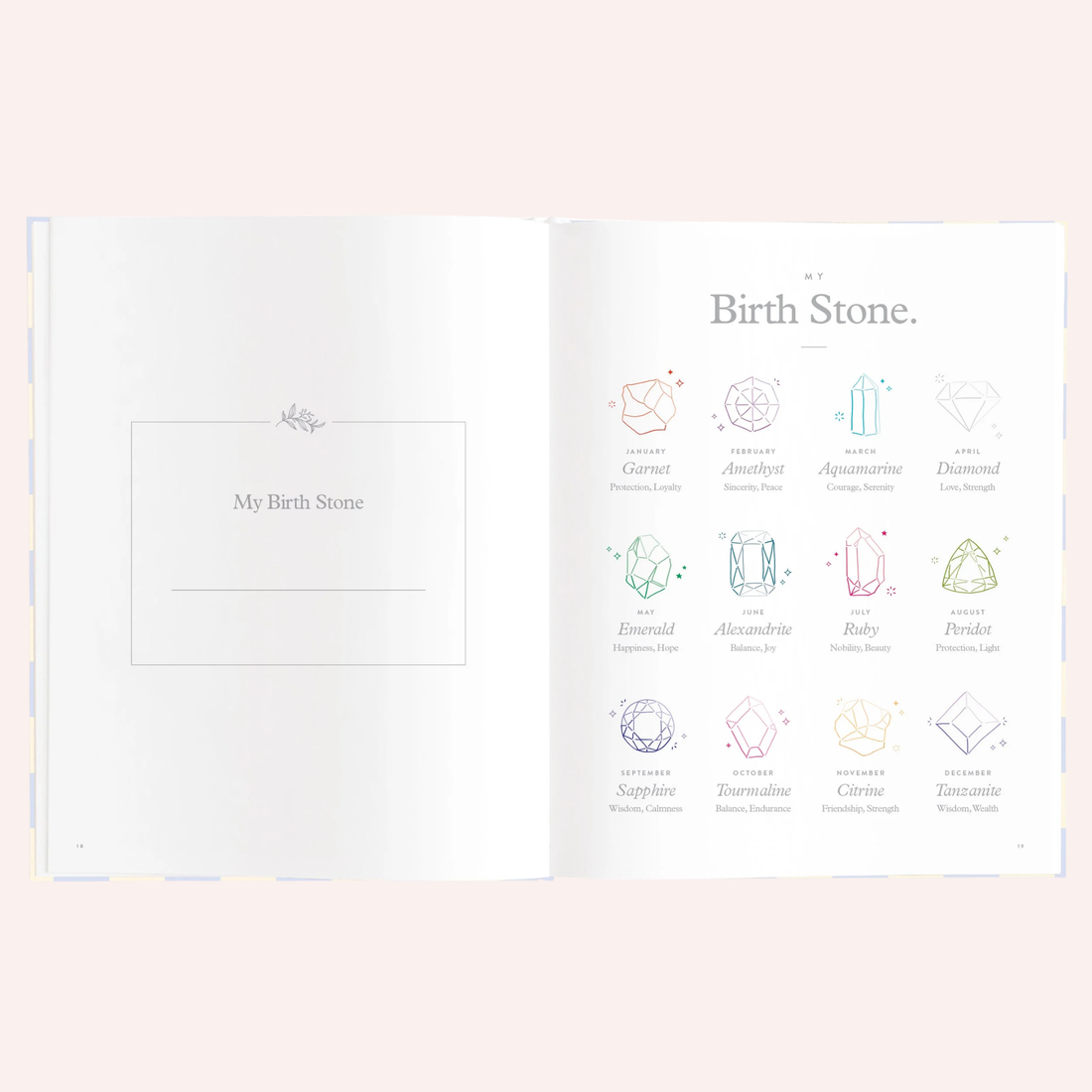 Baby Book - Blue Check