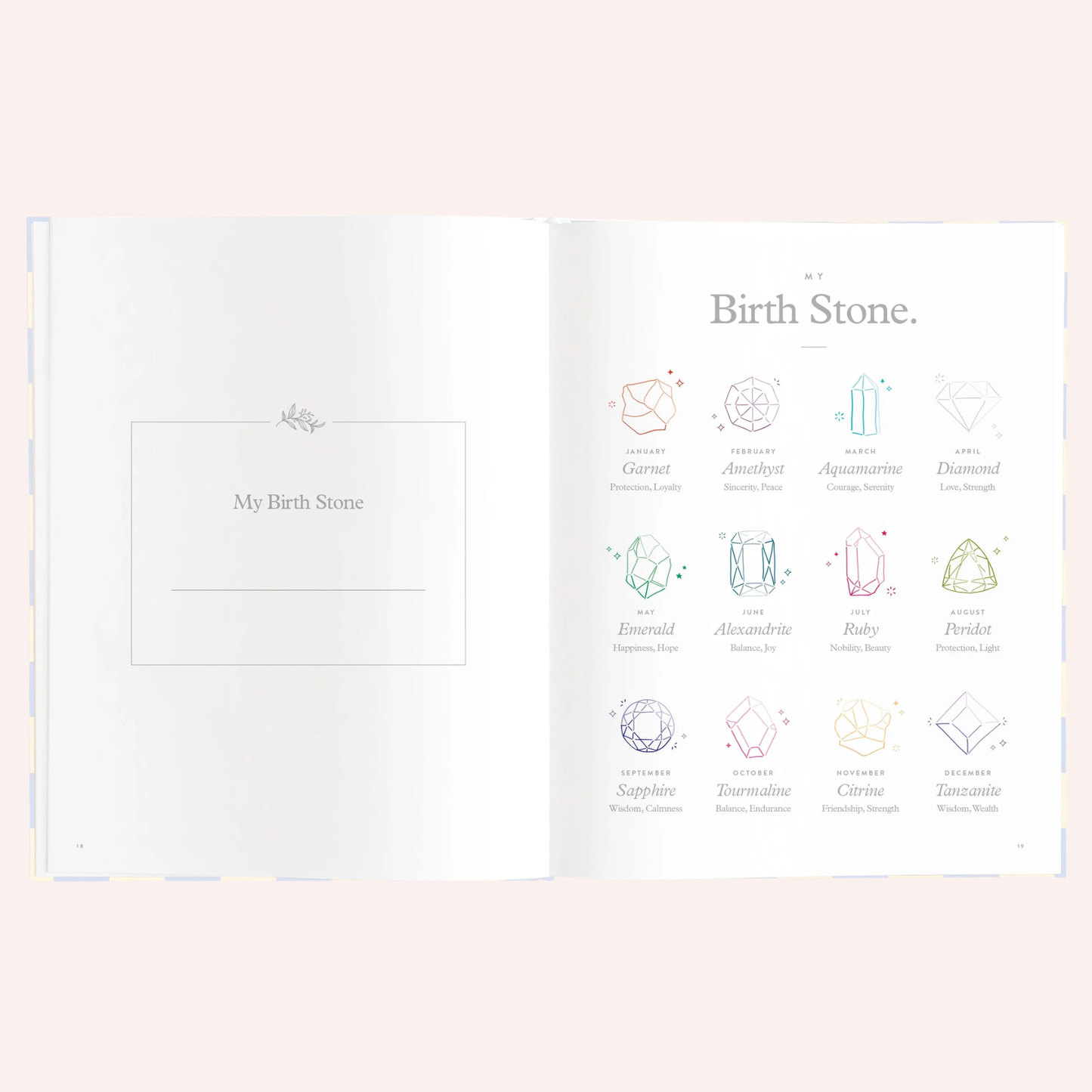 Baby Book - Blue Check