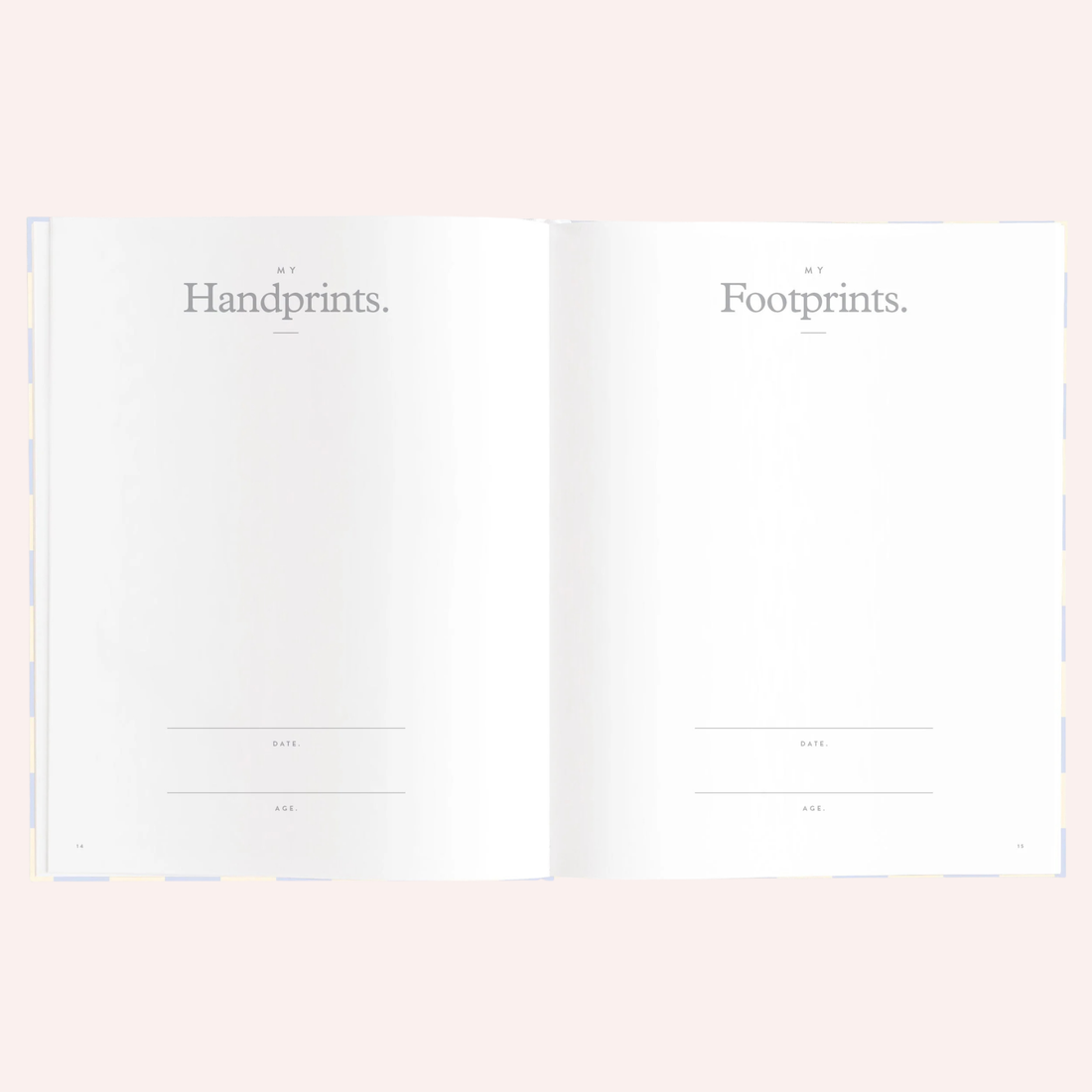 Baby Book - Blue Check
