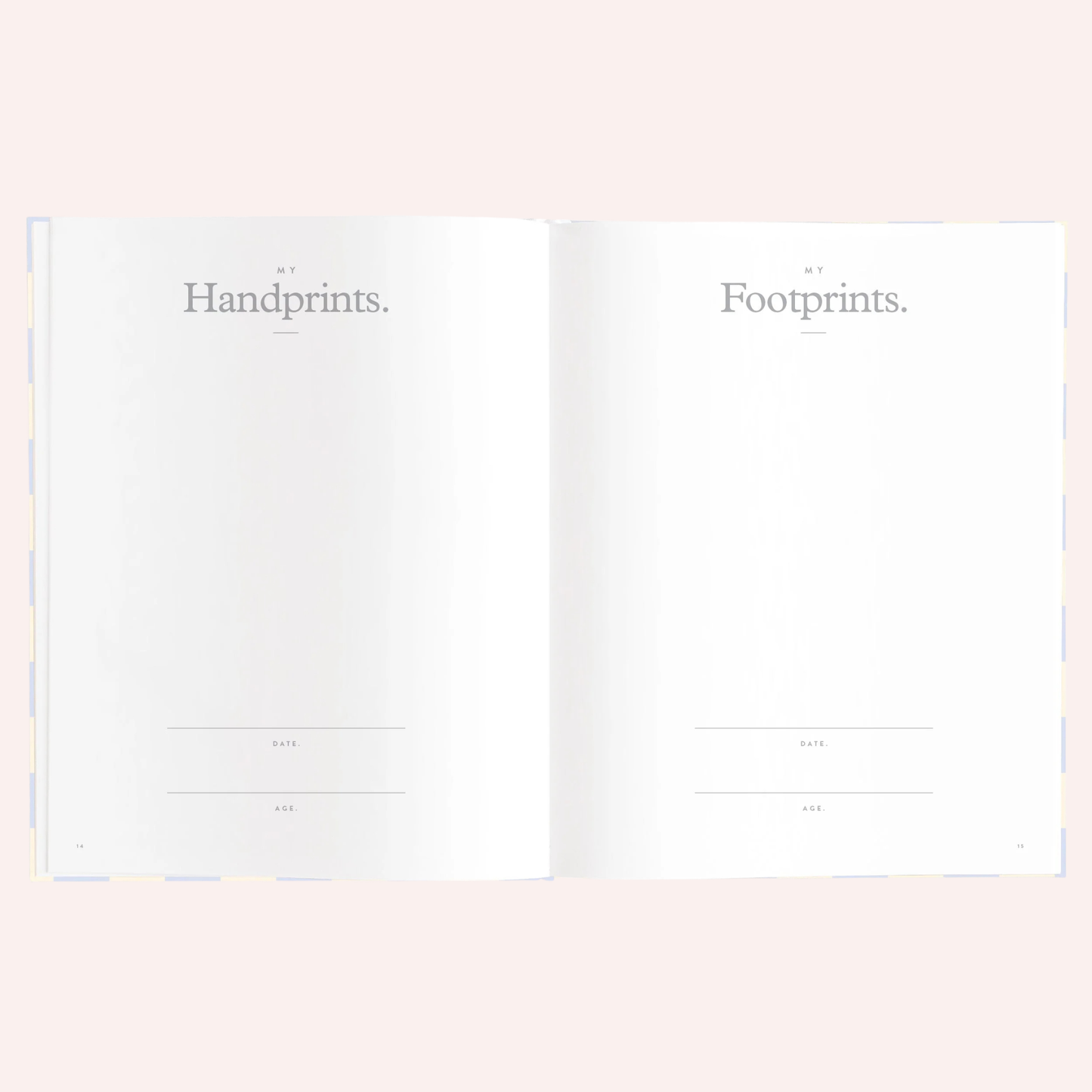 Baby Book - Blue Check