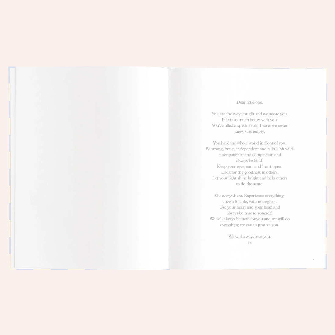 Baby Book - Blue Check