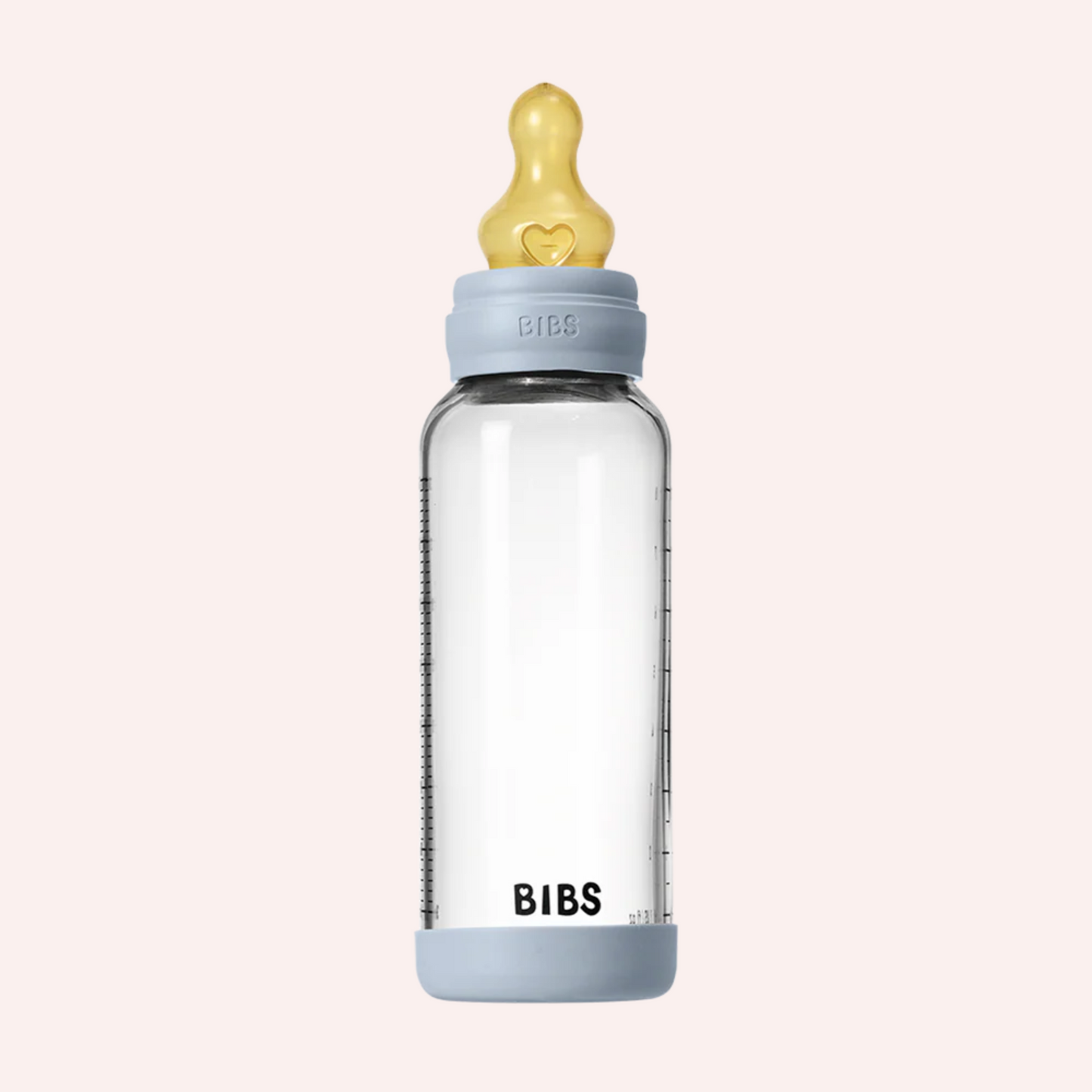 Baby Glass Bottle Set 240ml - Baby Blue