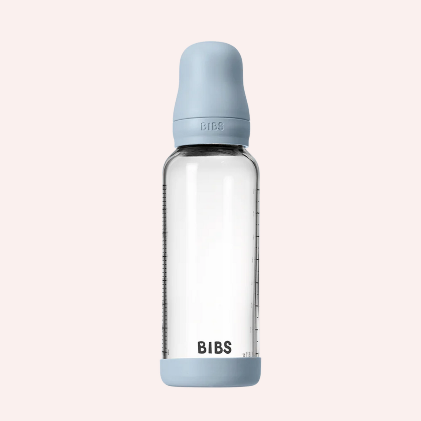 Baby Glass Bottle Set 240ml - Baby Blue