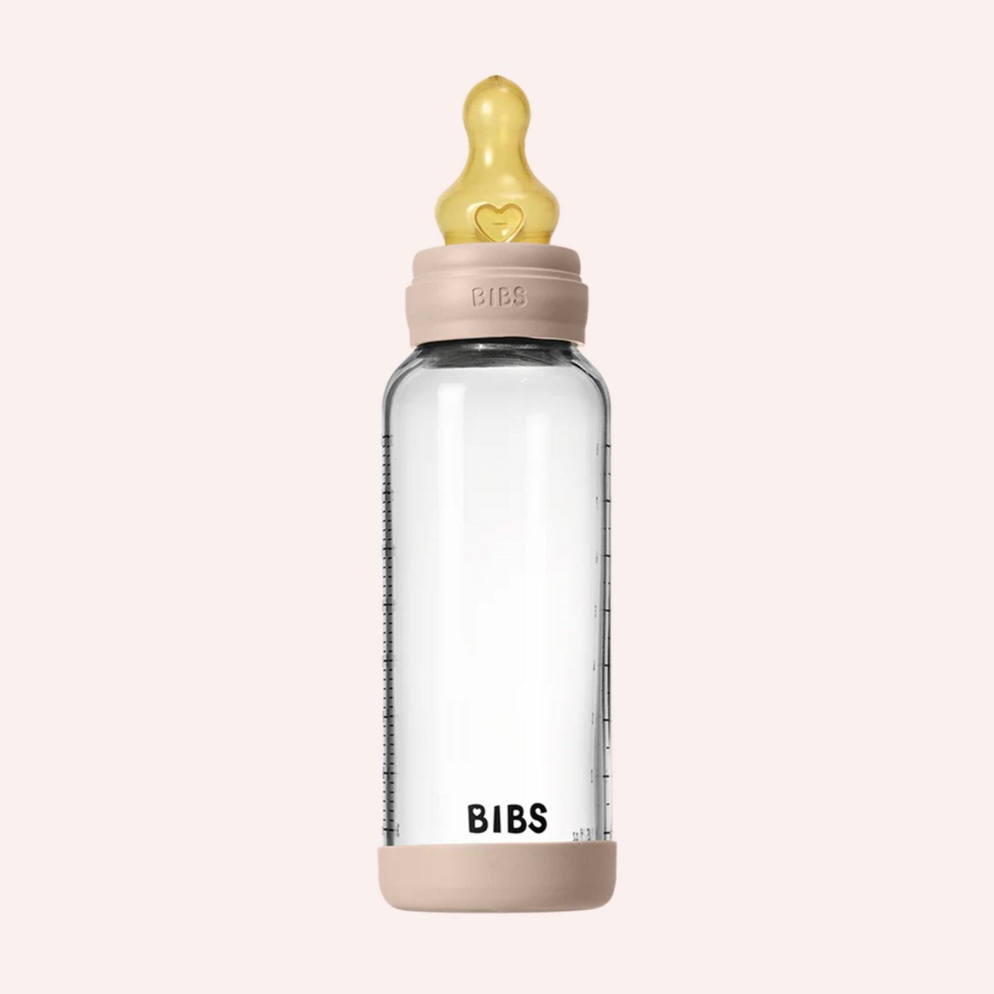 Baby Glass Bottle Set 240ml - Blush