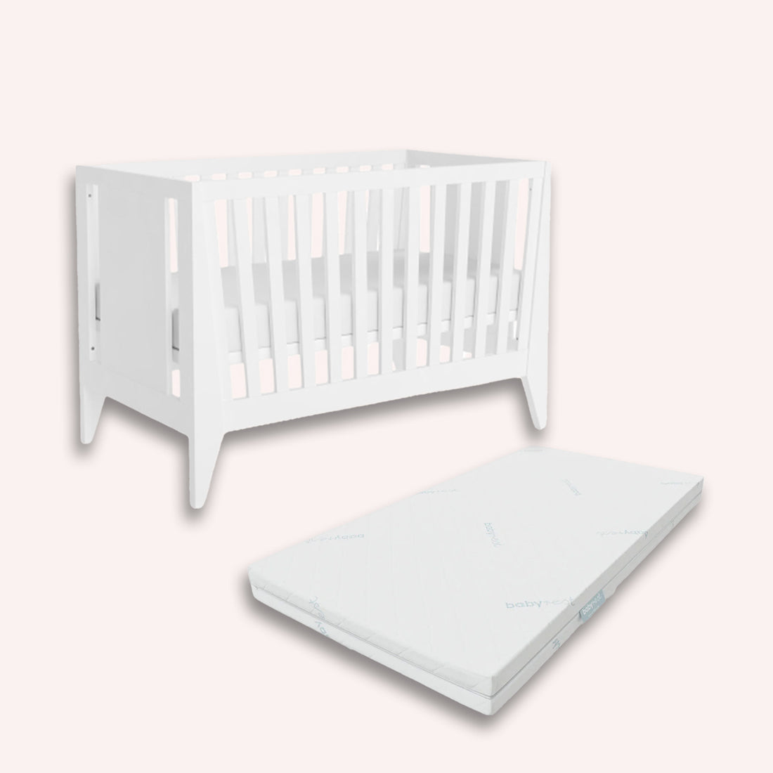 BabyRest Franka Cot + Mattress Bundle