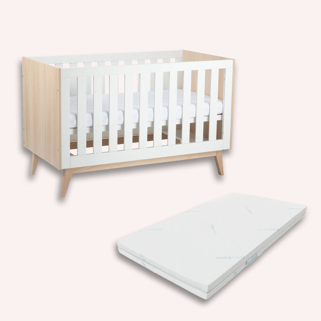 BabyRest Tommi Cot + Mattress Bundle