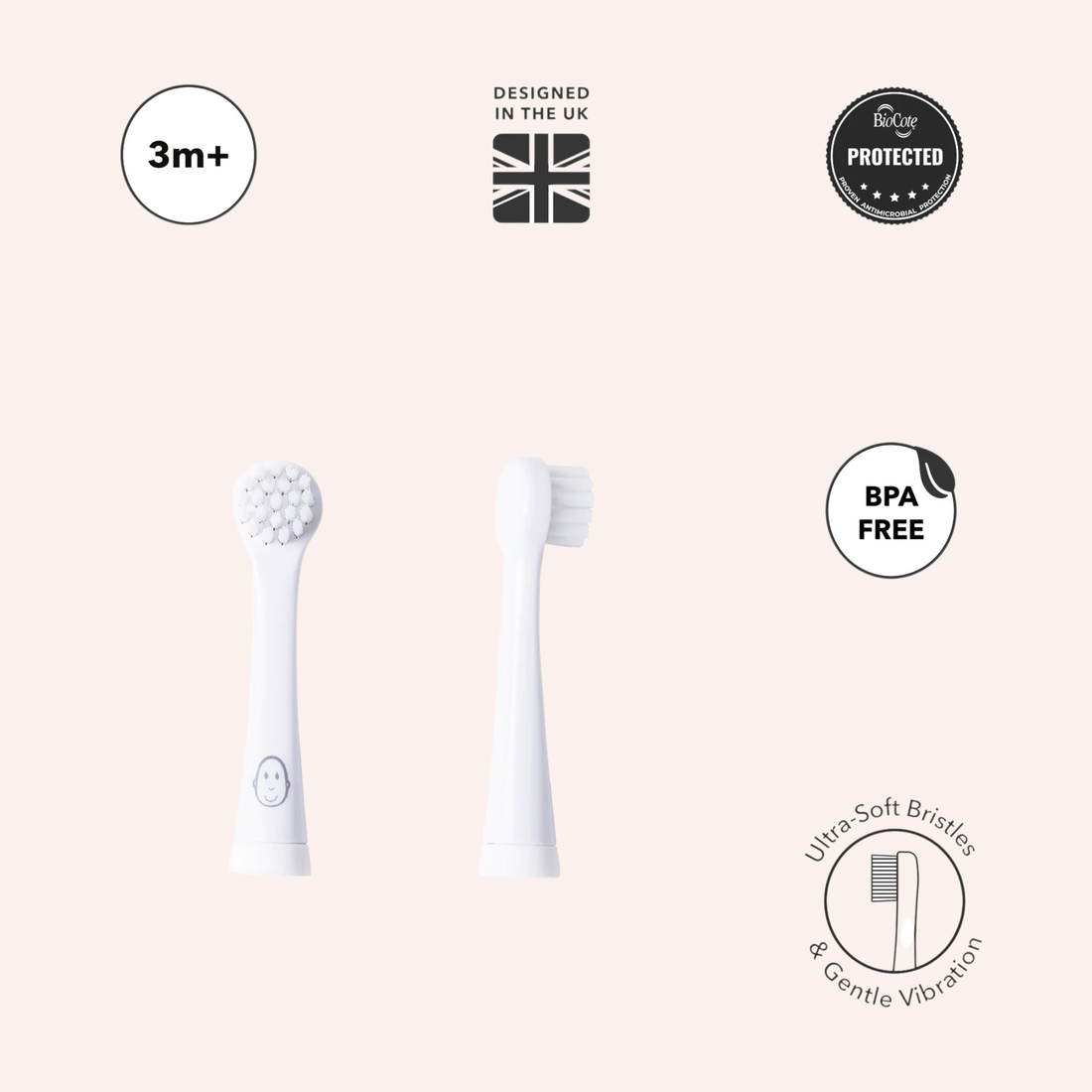 Baby Sonic Toothbrush Replacement Heads