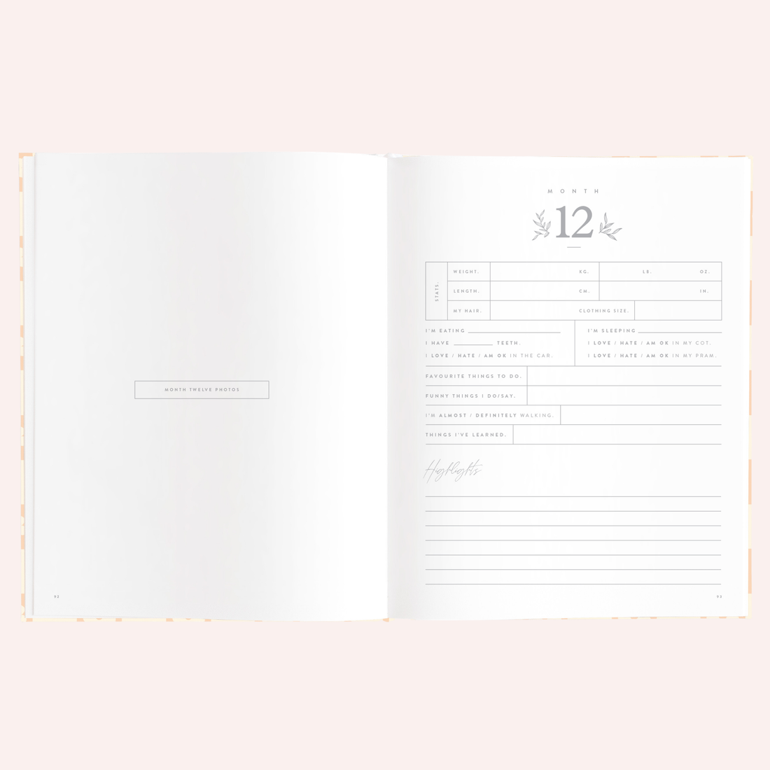 Baby Book - Daisy Grid