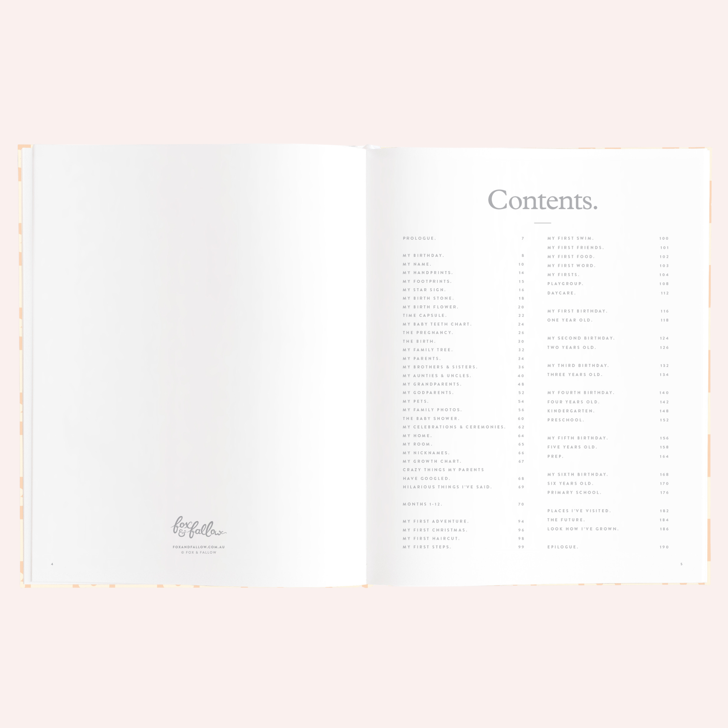 Baby Book - Daisy Grid