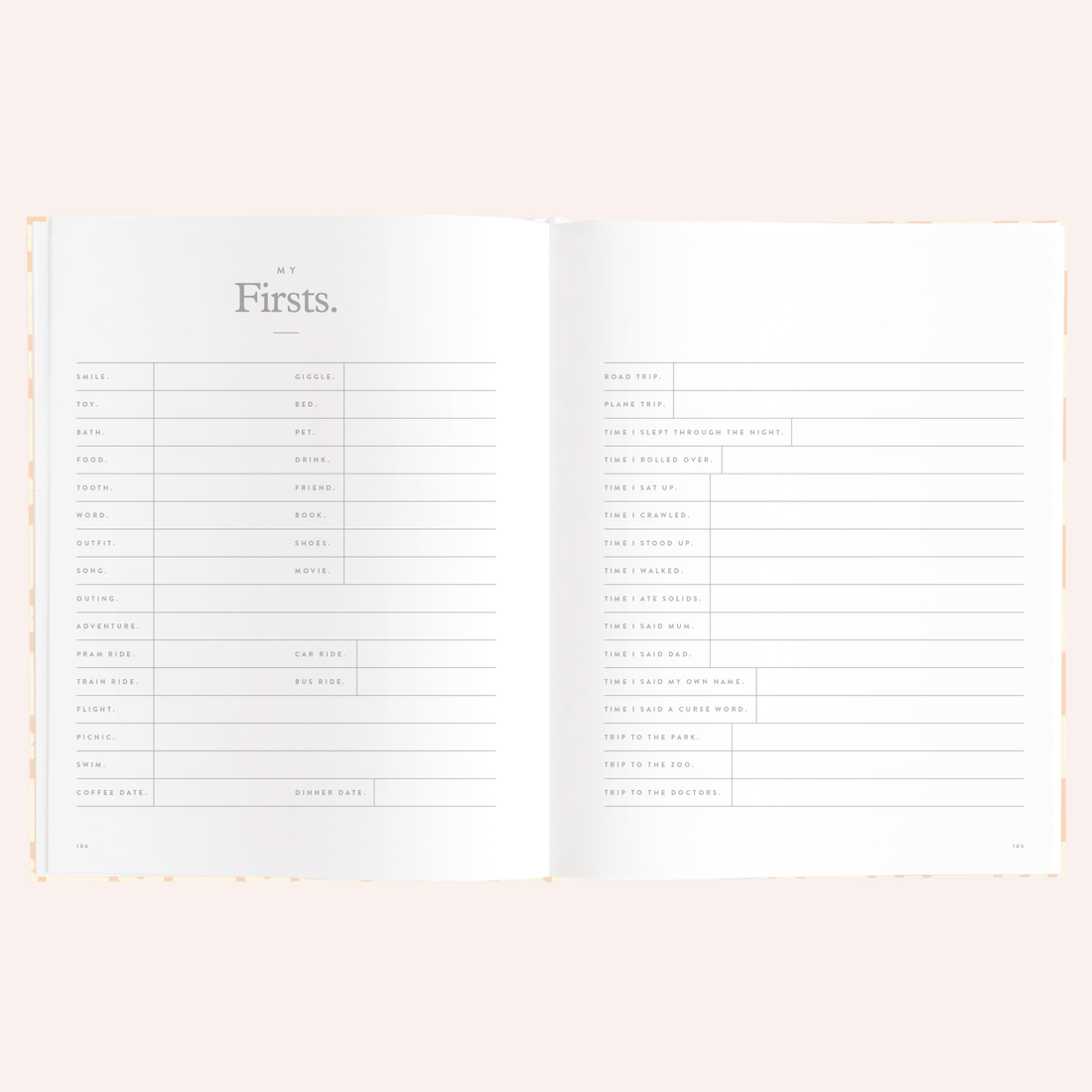 Baby Book - Daisy Grid