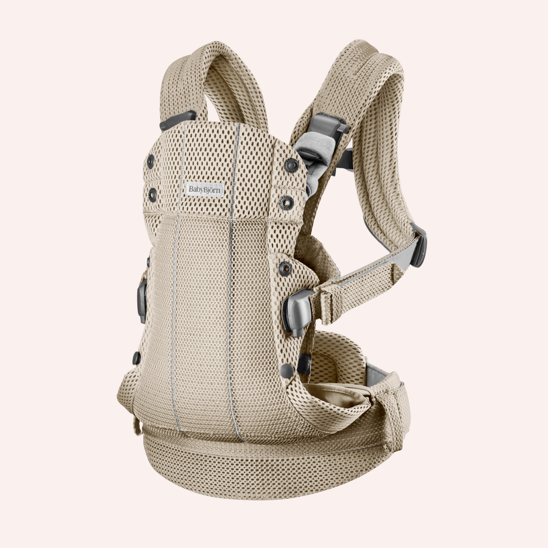 Baby Carrier Harmony - Grey Beige 3D Mesh by Baby Bjorn | the memo