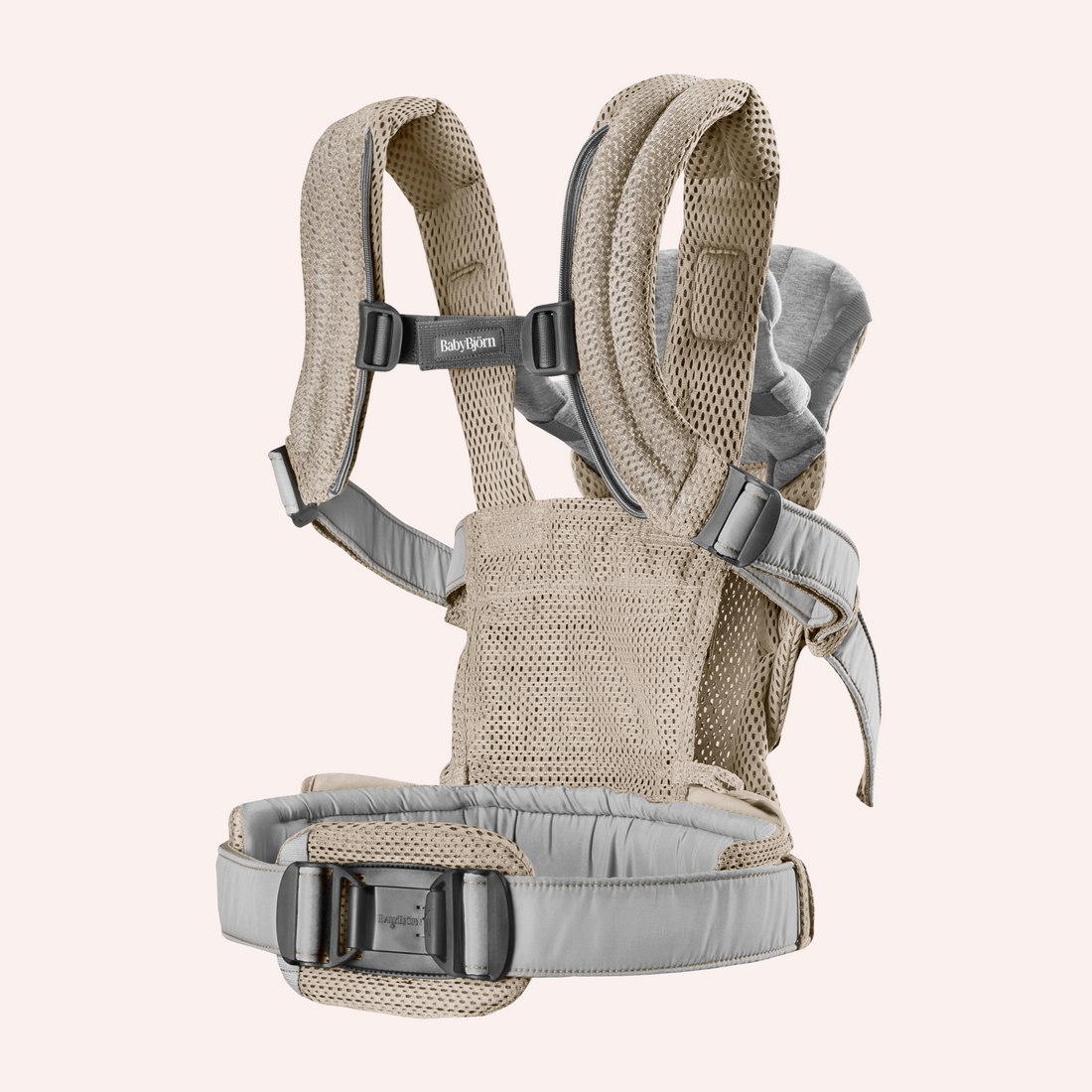 Baby Carrier Harmony - Grey Beige 3D Mesh