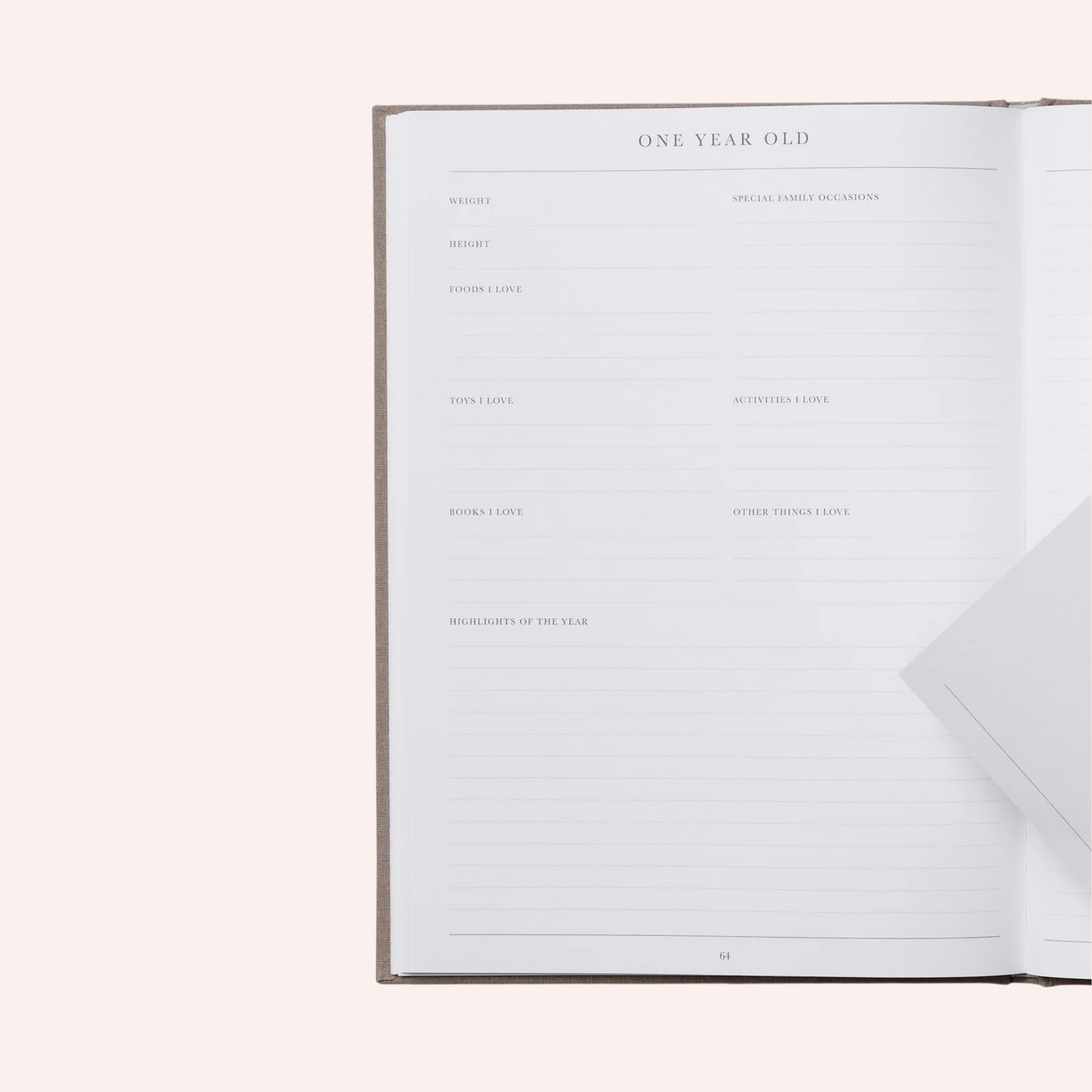 Baby: The First Five Years Book - Oatmeal