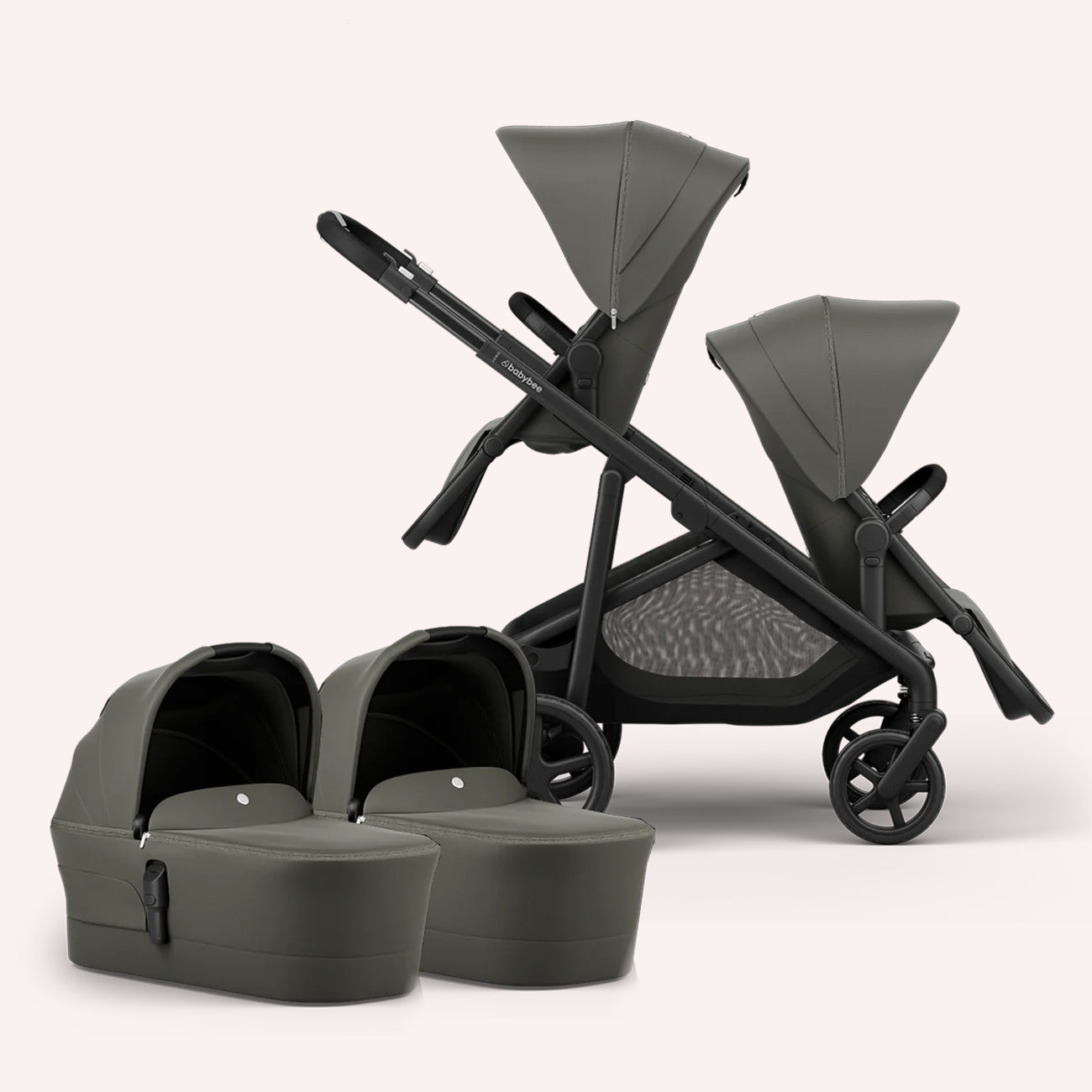 Babybee Juno Bassinet and Seat Pram + Maxi Cosi Mico 12 LX Capsule Bundle