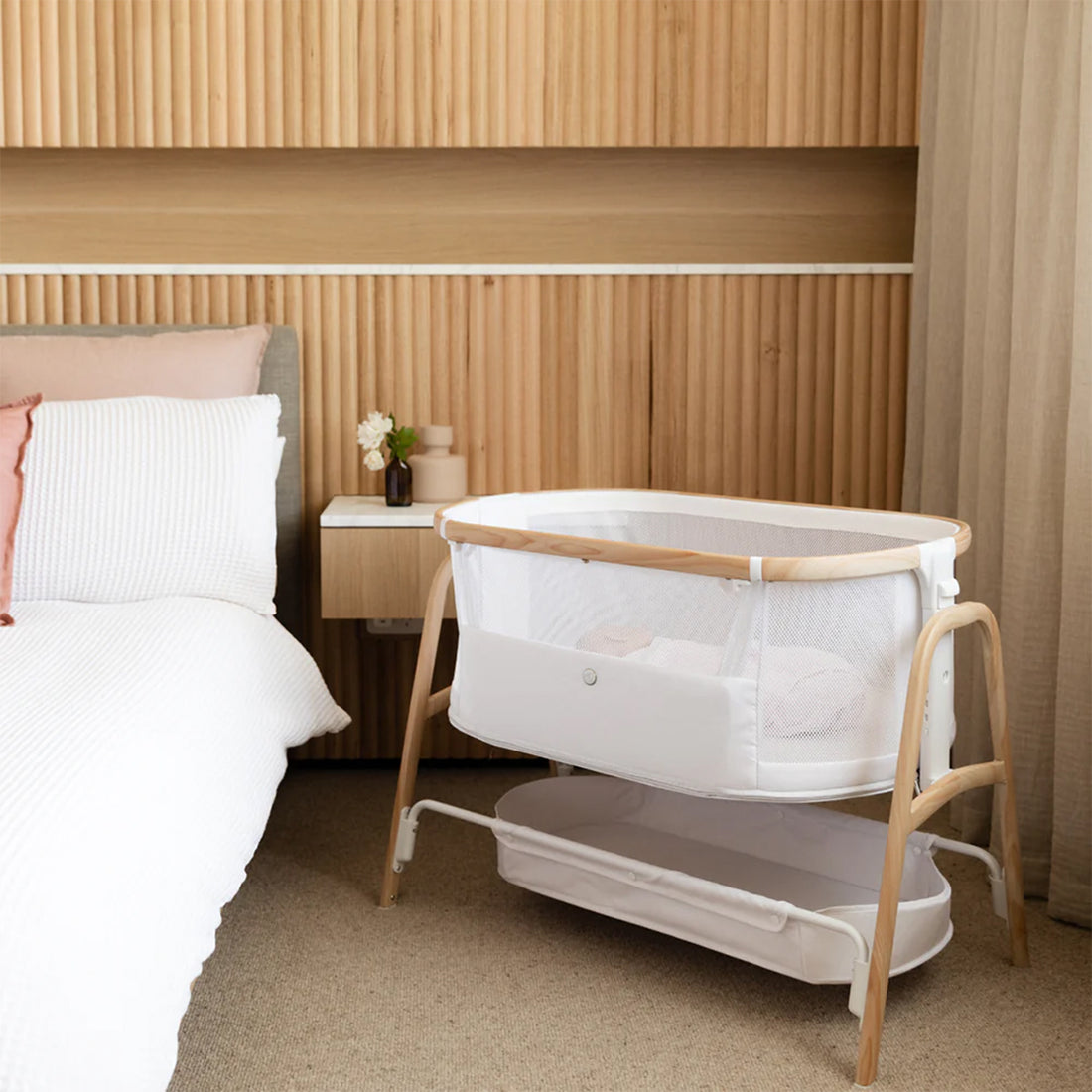 Babybee Pod Co-Sleeper - White