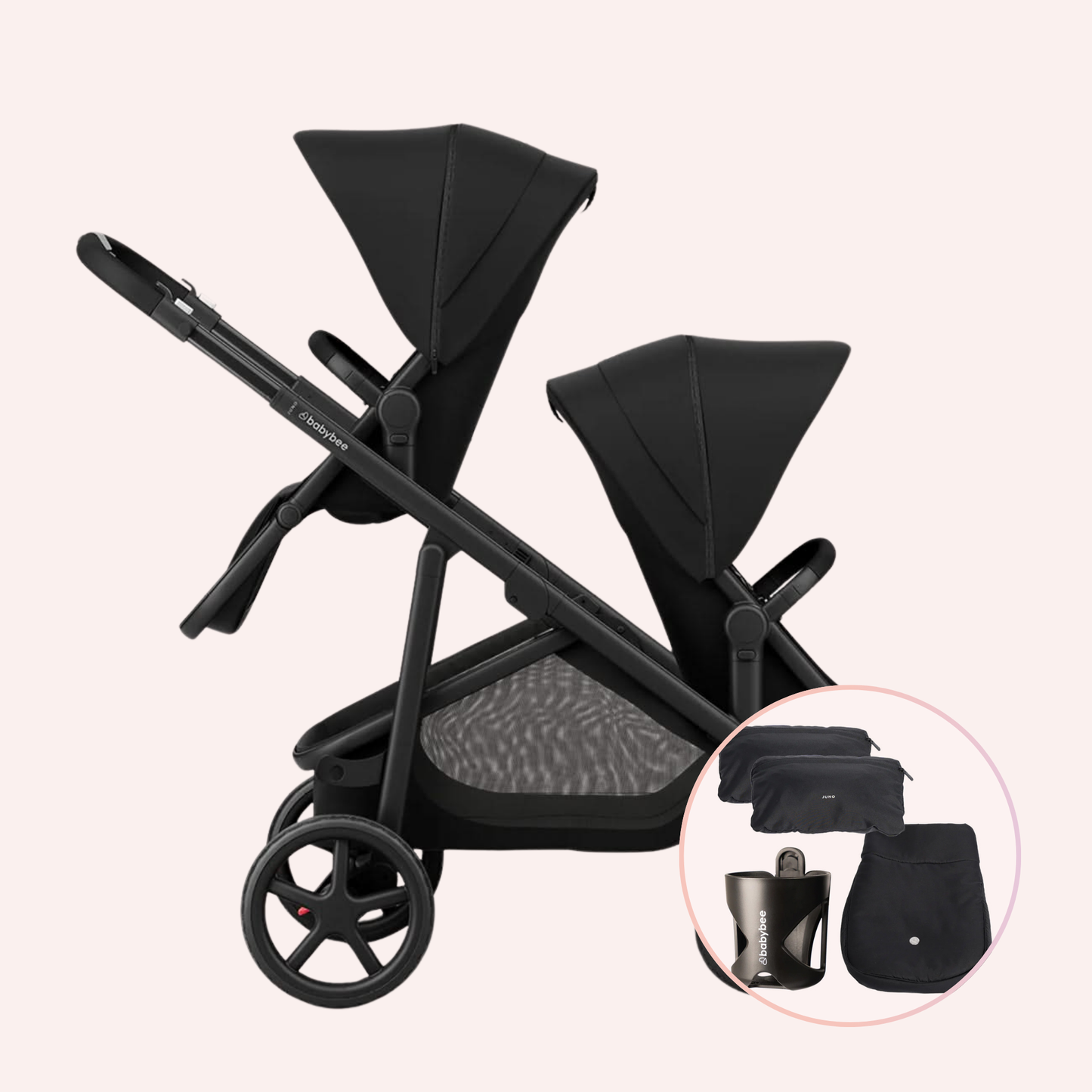 Babybee Juno Two Seat Set Pram