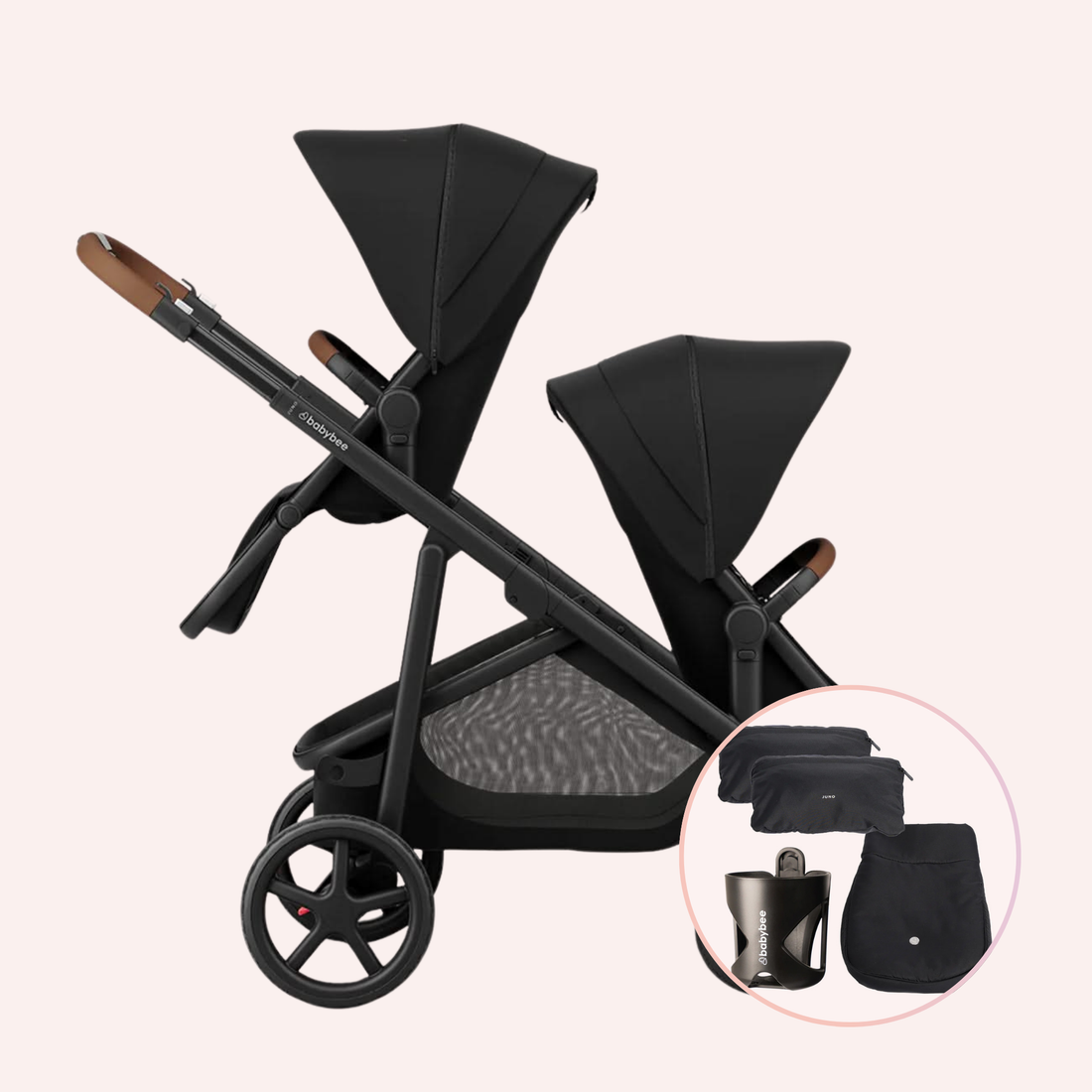 Babybee Juno Two Seat Set Pram