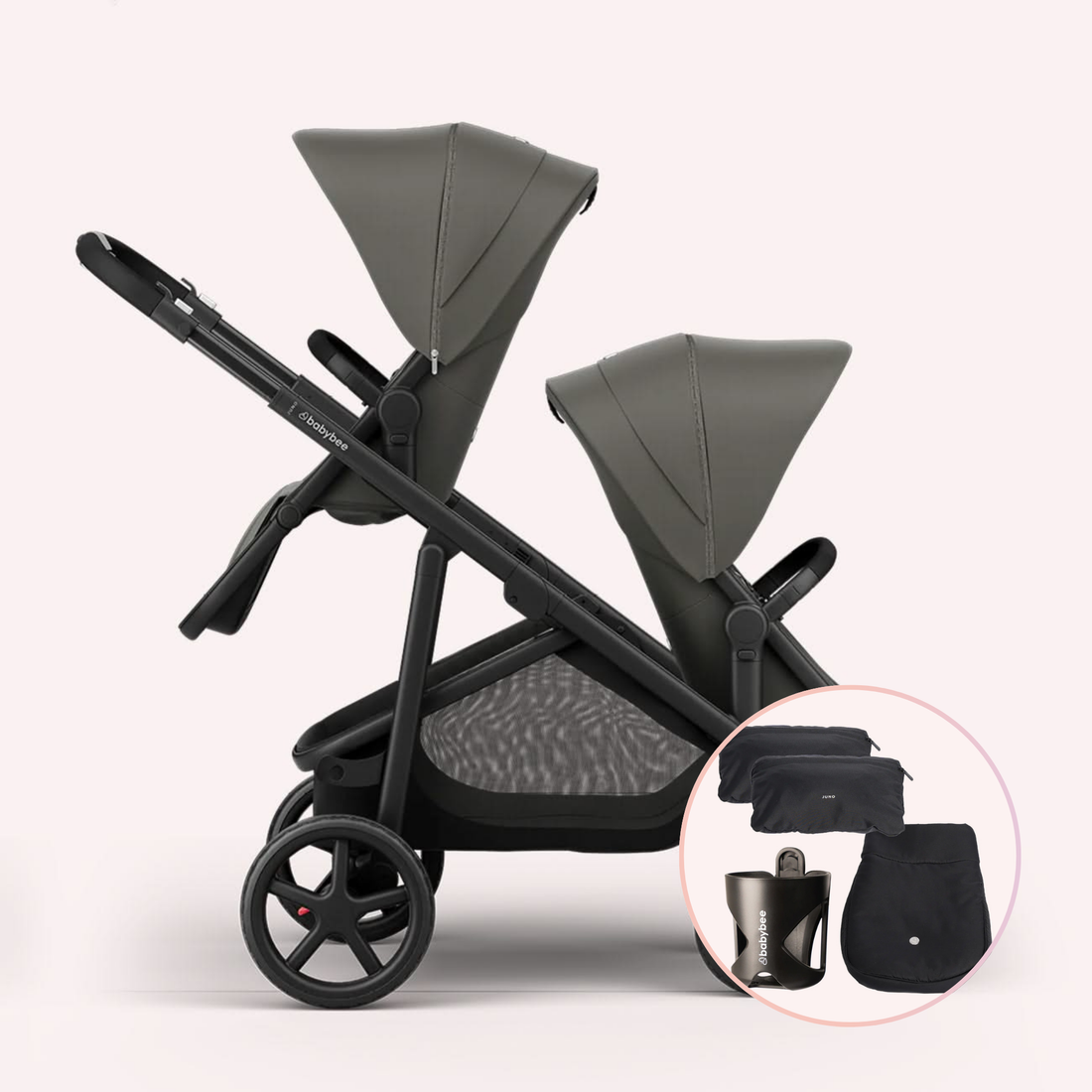 Babybee Juno Two Seat Set Pram