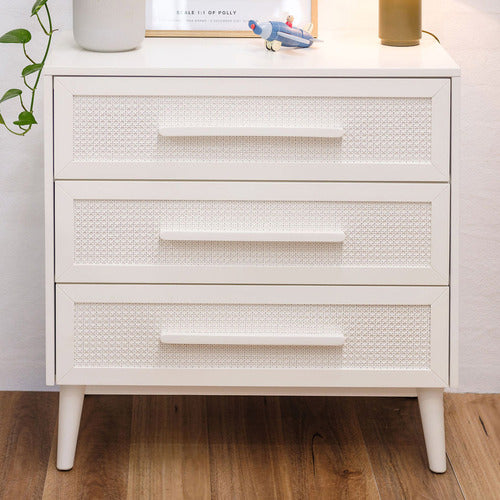 Kaya Chest 3 Drawer - White