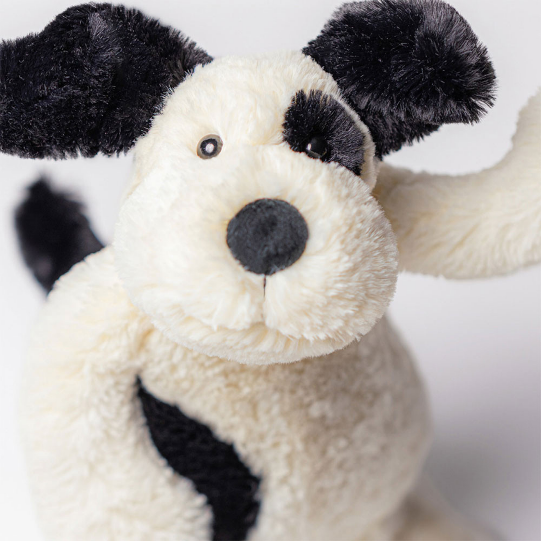 Bashful Black & Cream Puppy - Medium