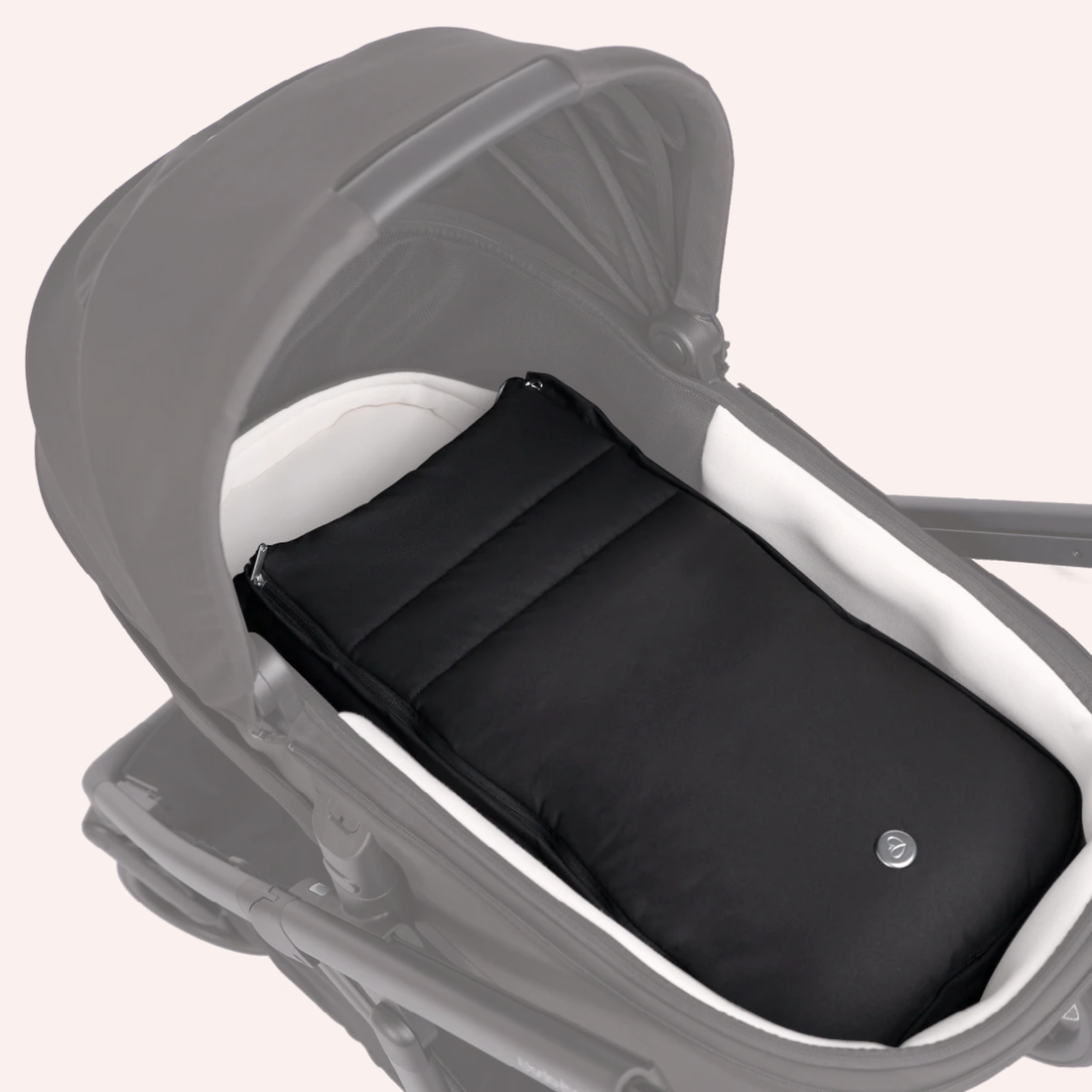 Babybee Bassinet Cocoon - Black