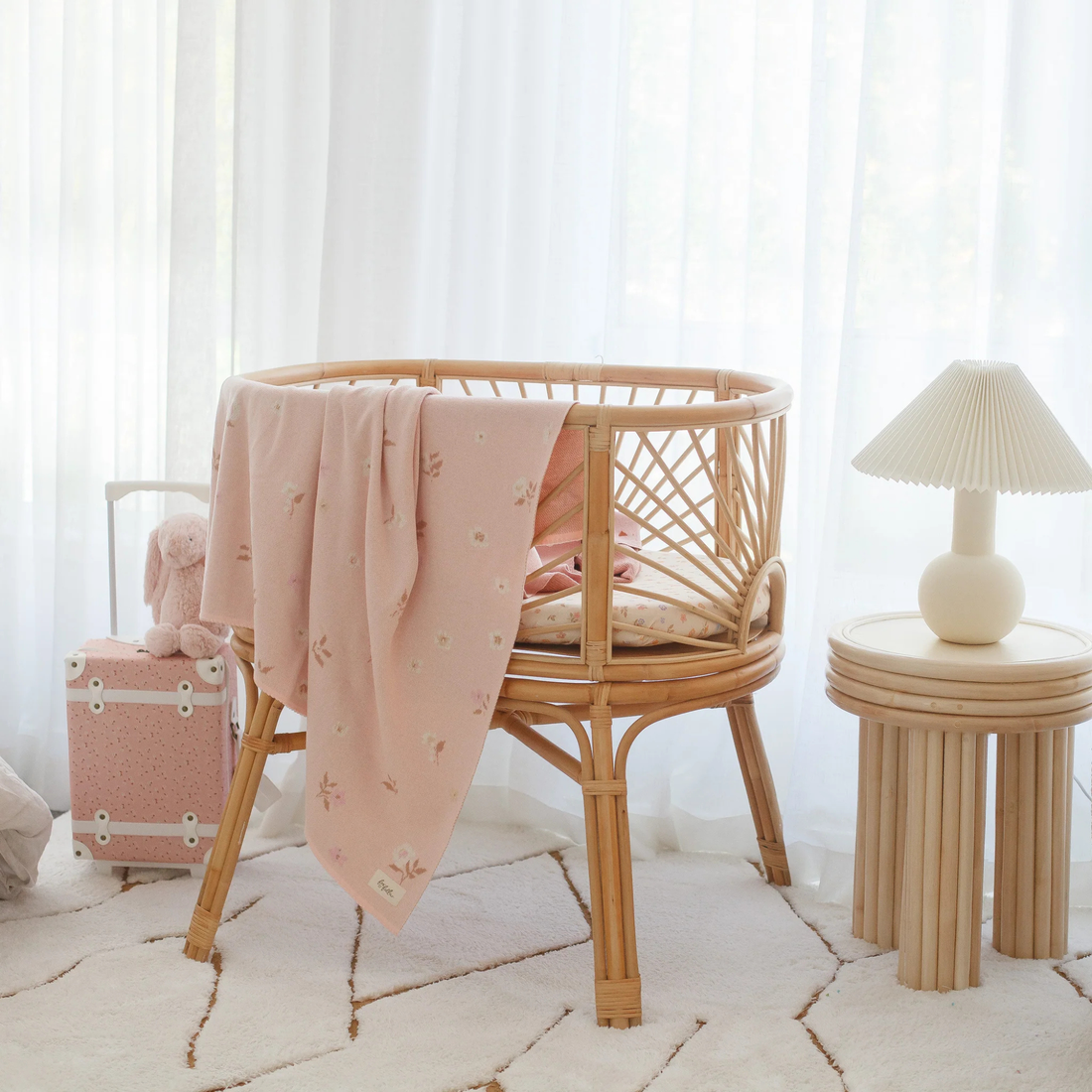 Blanket - Dusty Roses