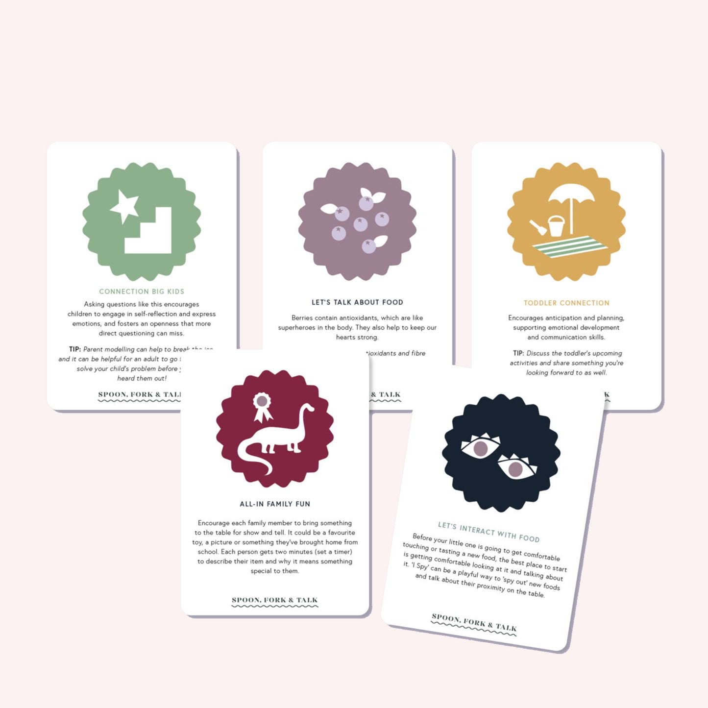 Spoon, Fork & Talk Conversation Cards