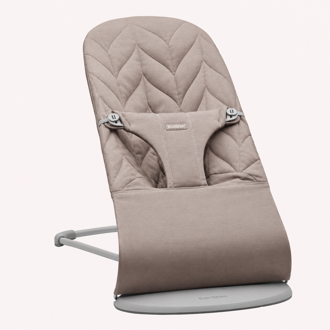 Bouncer Bliss Petal - Sand Grey Cotton