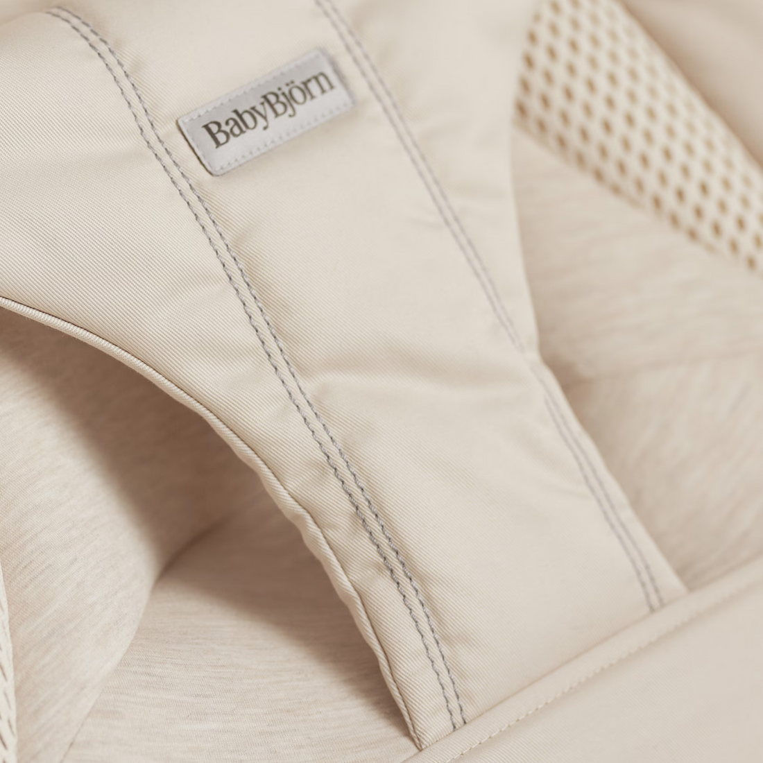 Bouncer Balance Soft Woven/Jersey Tri-Fabric - Light Beige