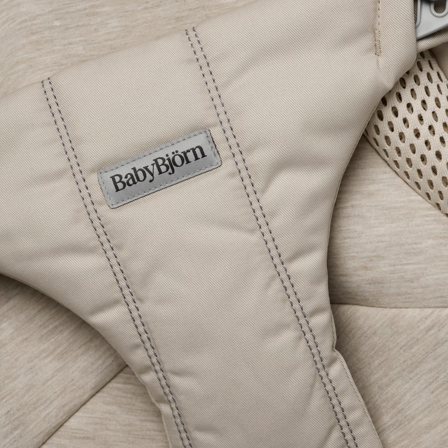 Bouncer Balance Soft Woven/Jersey Tri-Fabric - Sand Grey