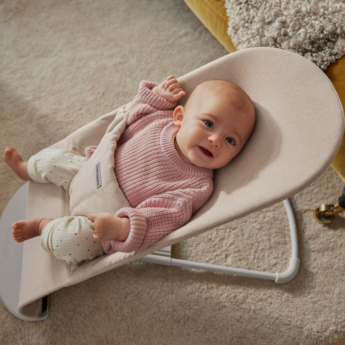 Bouncer Bliss Woven Melange - Light Beige