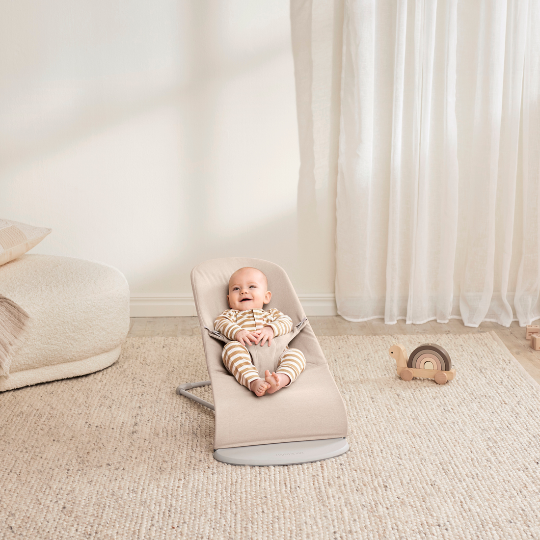 Bouncer Bliss Woven Melange - Light Beige