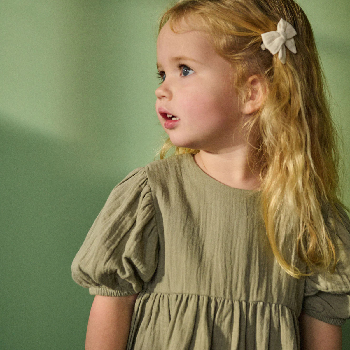 Bow Hair Clips 2 pack - Natural