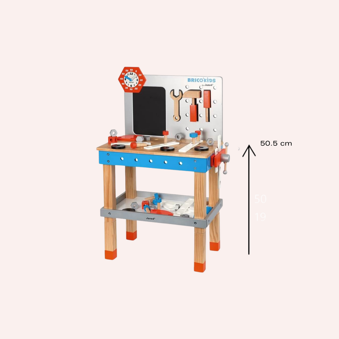 BricoKids DIY Giant Magnetic Workbench
