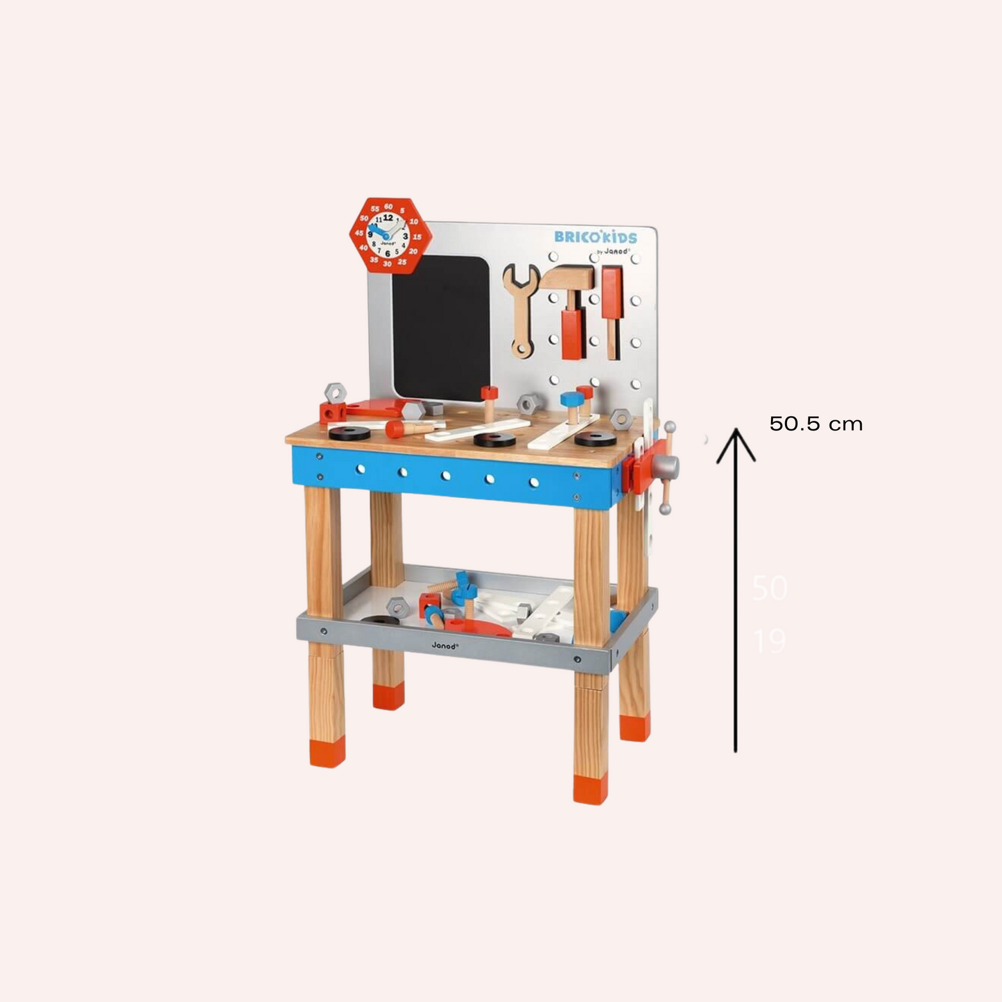 BricoKids DIY Giant Magnetic Workbench