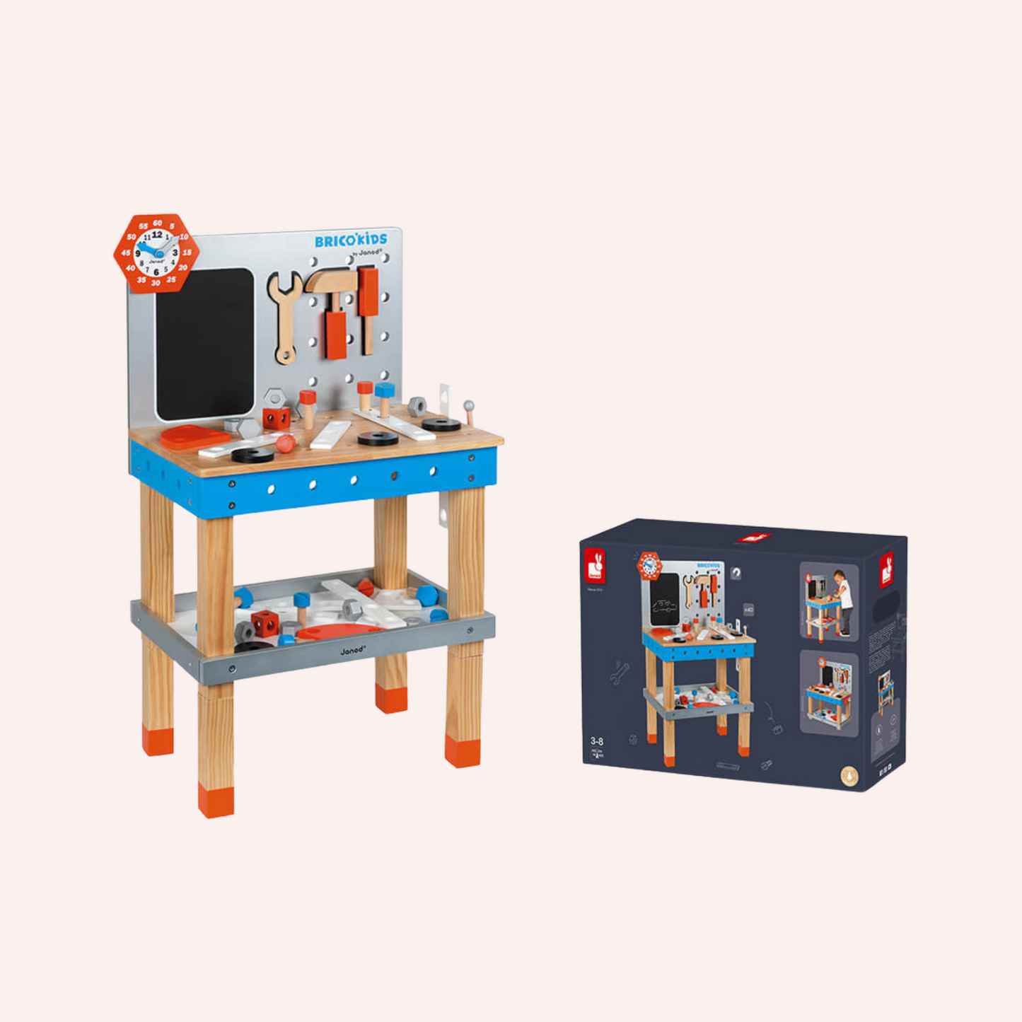 BricoKids DIY Giant Magnetic Workbench
