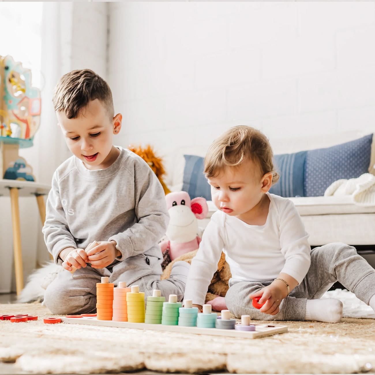 Wooden Numbers & Blocks Counting Set by Bubble | the memo – The Memo