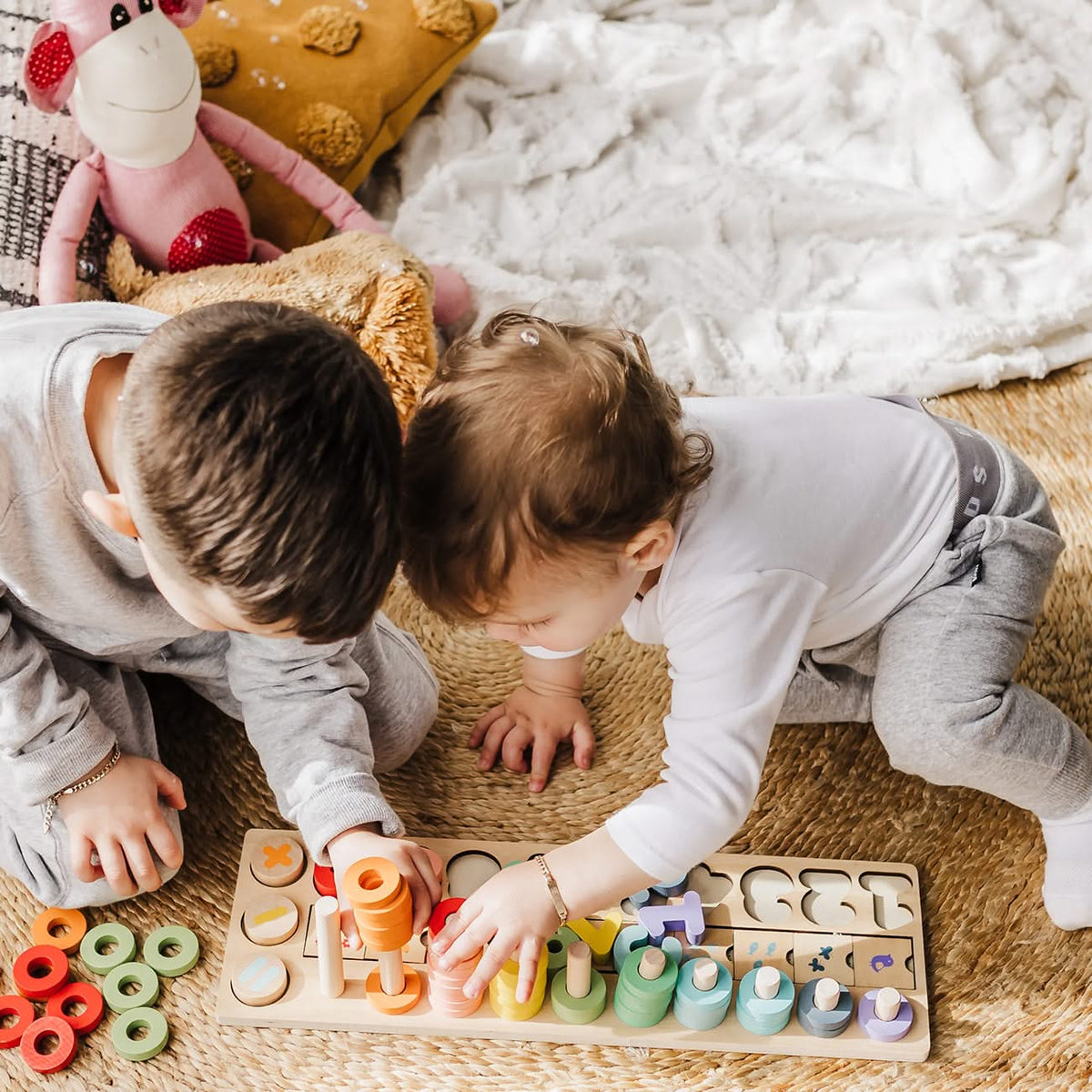 Canting Blocks Wooden Numbers & Blocks Counting Set by Bubble | the memo – The Memo