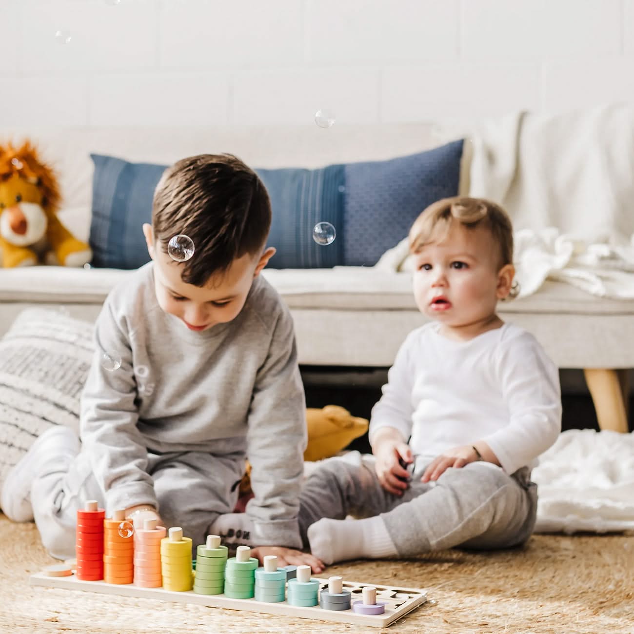 Wooden Numbers & Blocks Counting Set by Bubble | the memo – The Memo