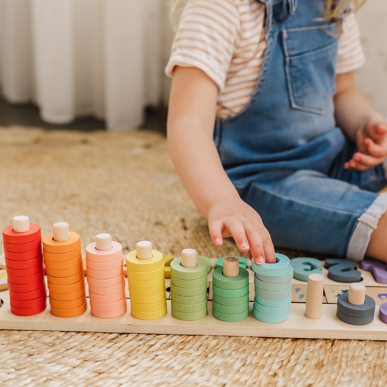Small Rectangular Counting Blocks Wooden Numbers & Blocks Counting Set by Bubble | the memo – The Memo