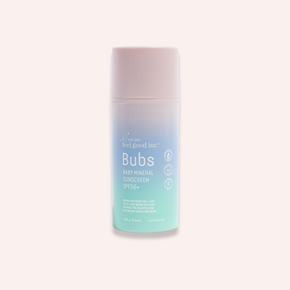 Bubs Baby Mineral Sunscreen SPF50+ 100g