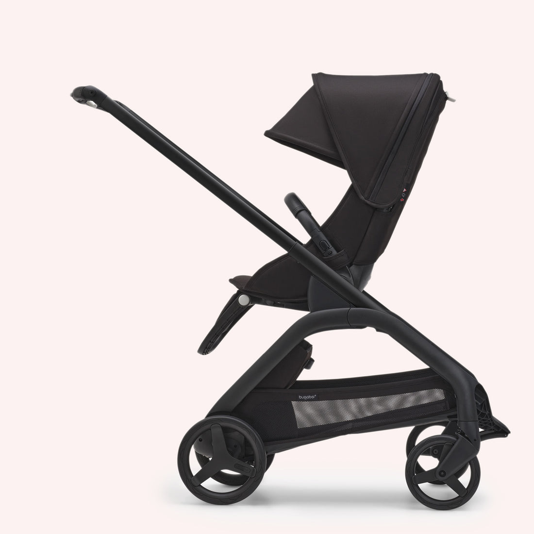 Bugaboo Dragonfly Bassinet and Seat Pram - Black/Midnight Black