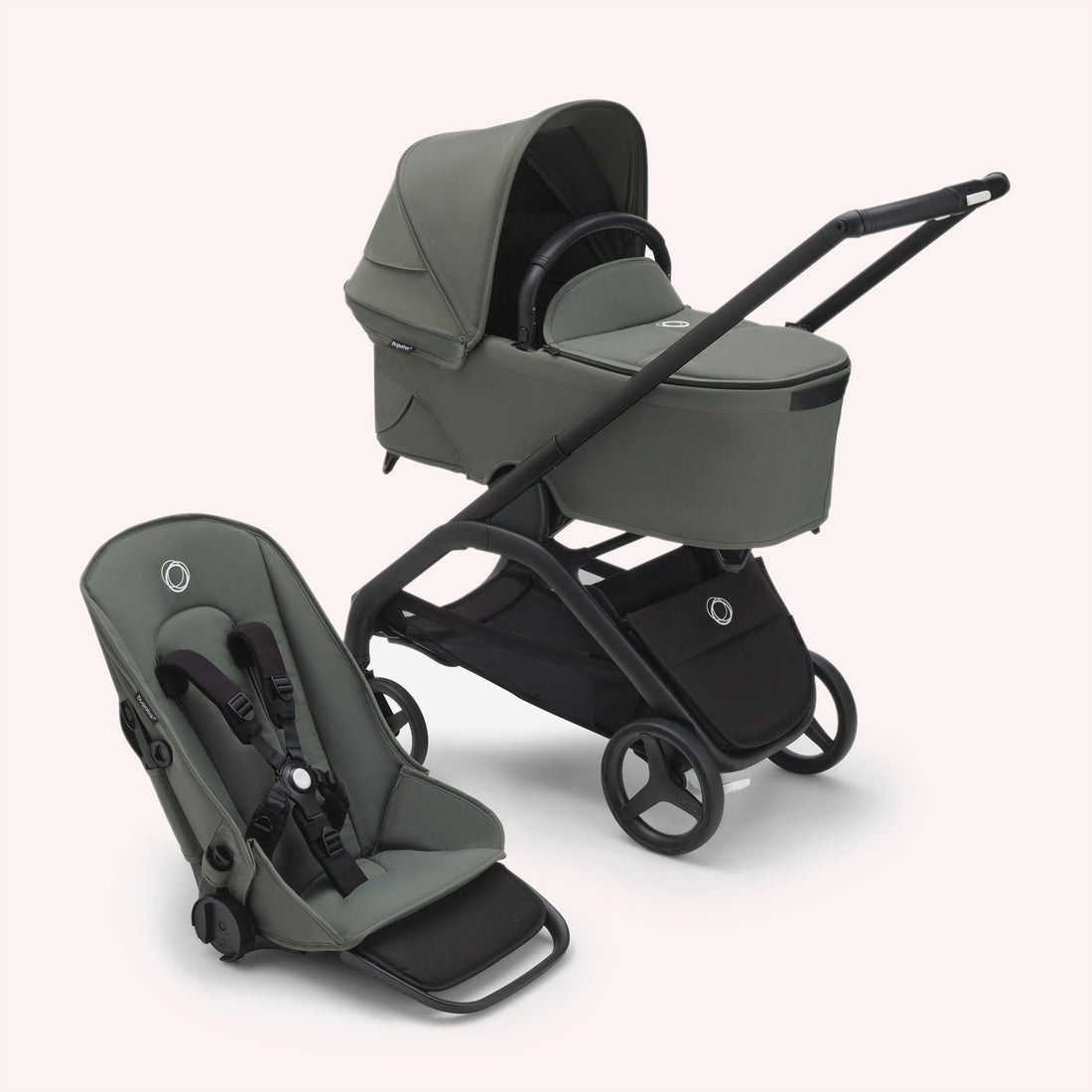 Bugaboo Dragonfly + Bugaboo Turtle by Nuna Car Seat Bundle