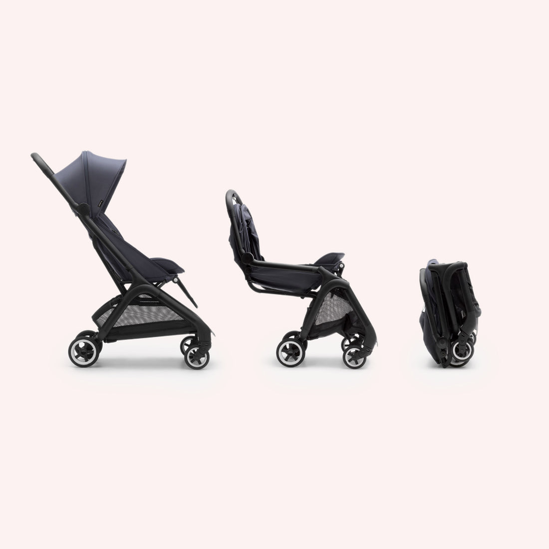 Bugaboo Butterfly Stroller - Black/Dark Cherry