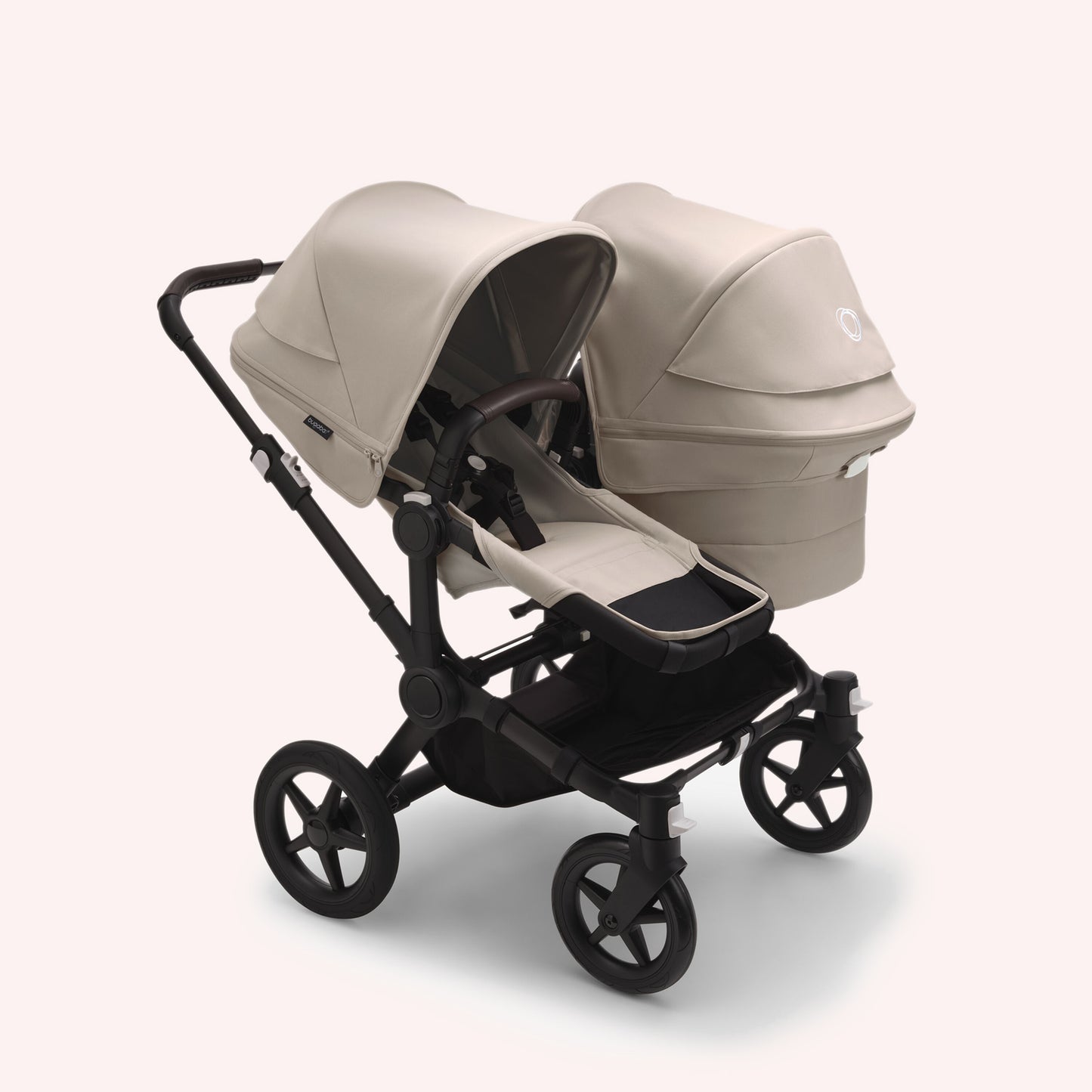 Bugaboo Donkey 5 Duo Bassinet and Seat Pram - Black/Desert Taupe